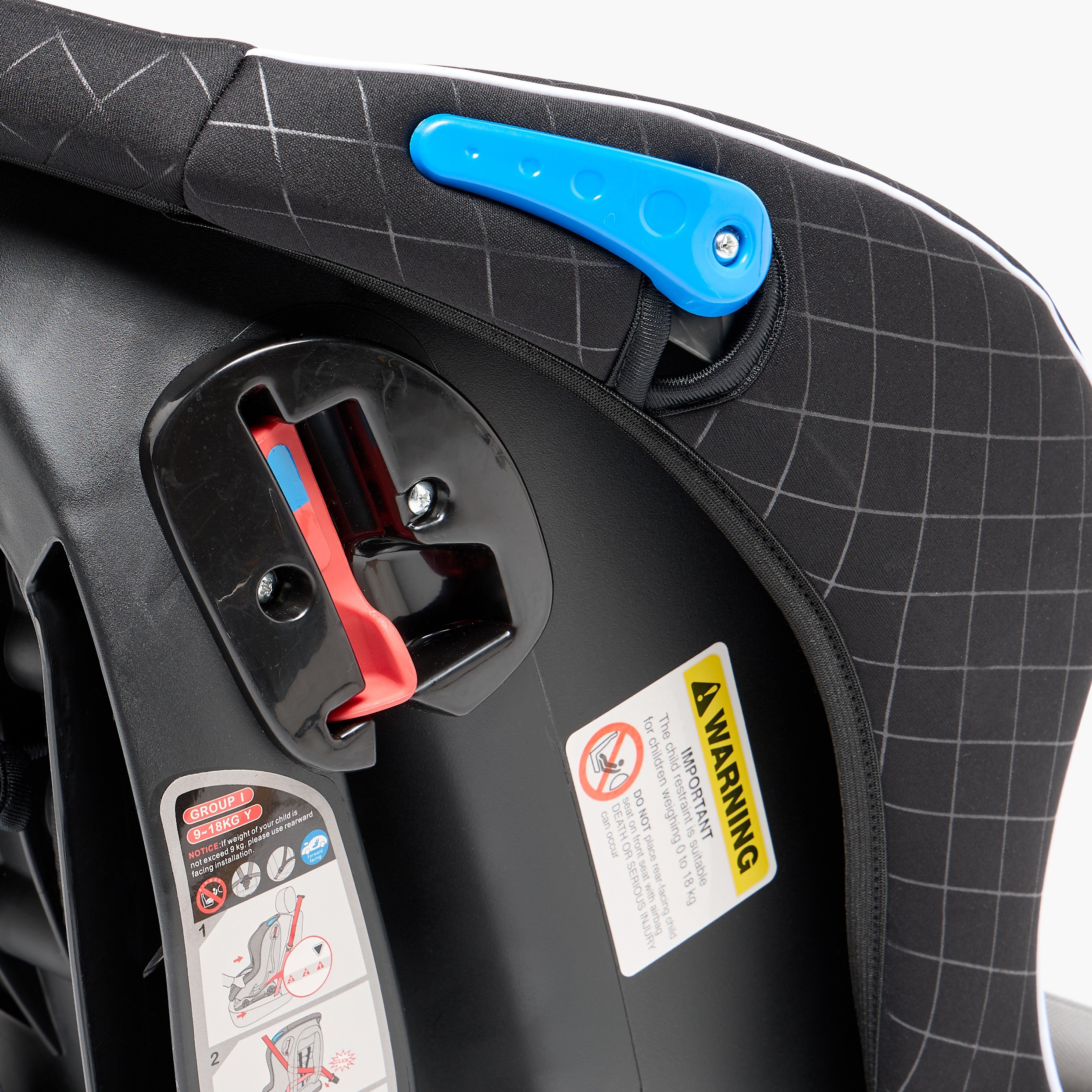 Juniors Speedwell Convertible Car Seat with 5-Point Safety Harness, Rear Facing and Seat Belt System-baby-gear-carseats-image-9