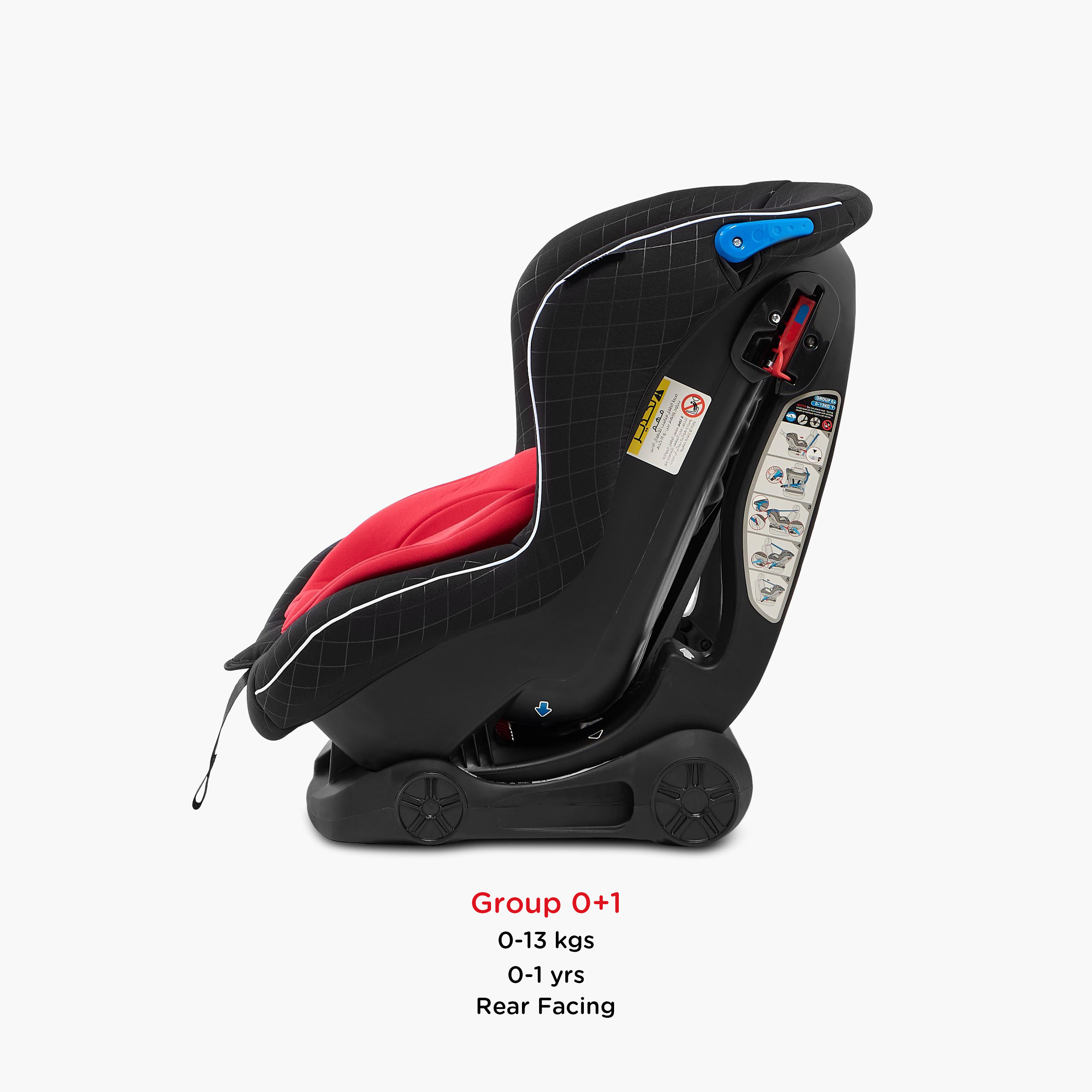 مقعد سيارة سبيدويل قابل للتحويل مع حزام أمان خماسي النقاط ونظام تثبيت خلفي من جونيورز-baby-gear-carseats-image-7