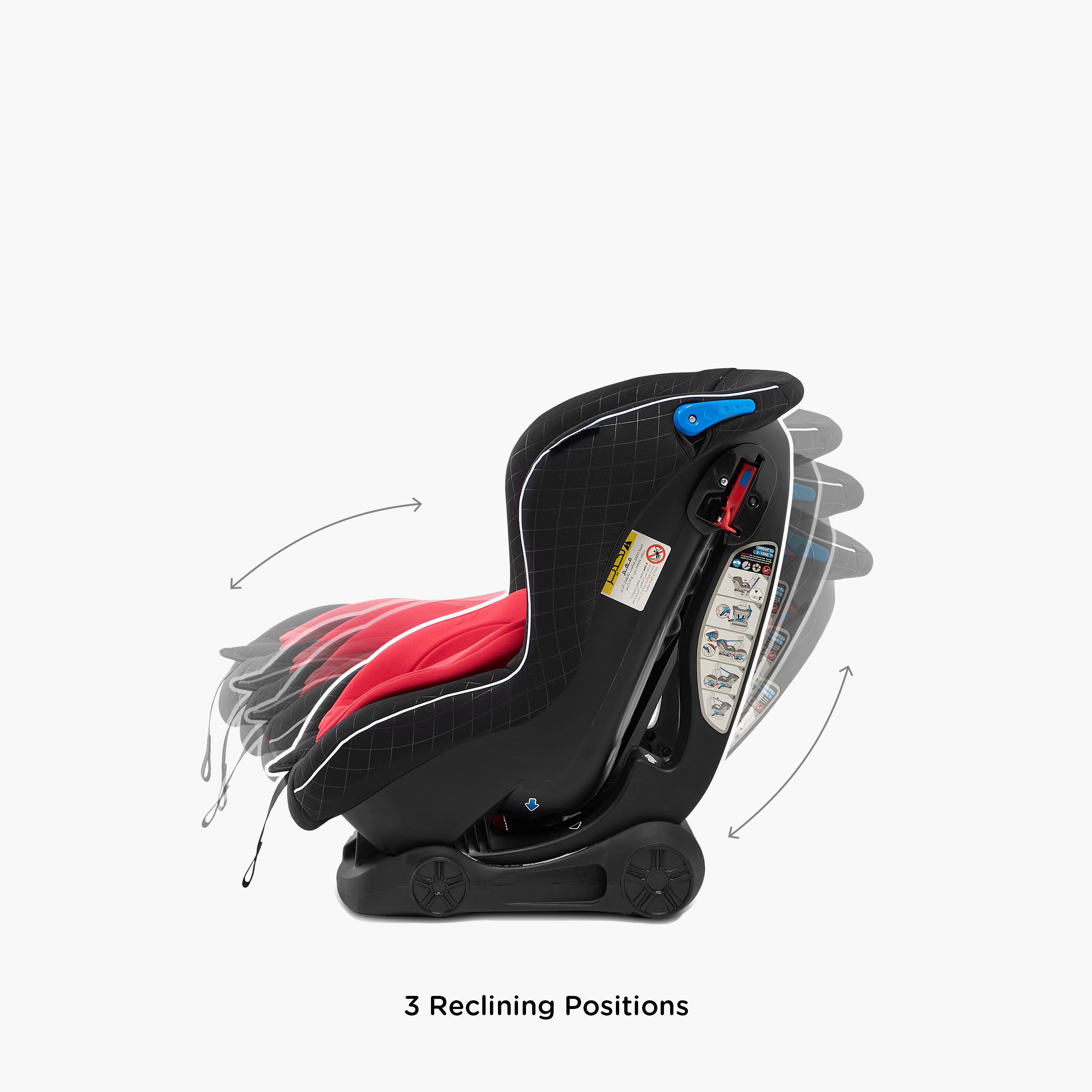 مقعد سيارة سبيدويل قابل للتحويل مع حزام أمان خماسي النقاط ونظام تثبيت خلفي من جونيورز-baby-gear-carseats-image-6