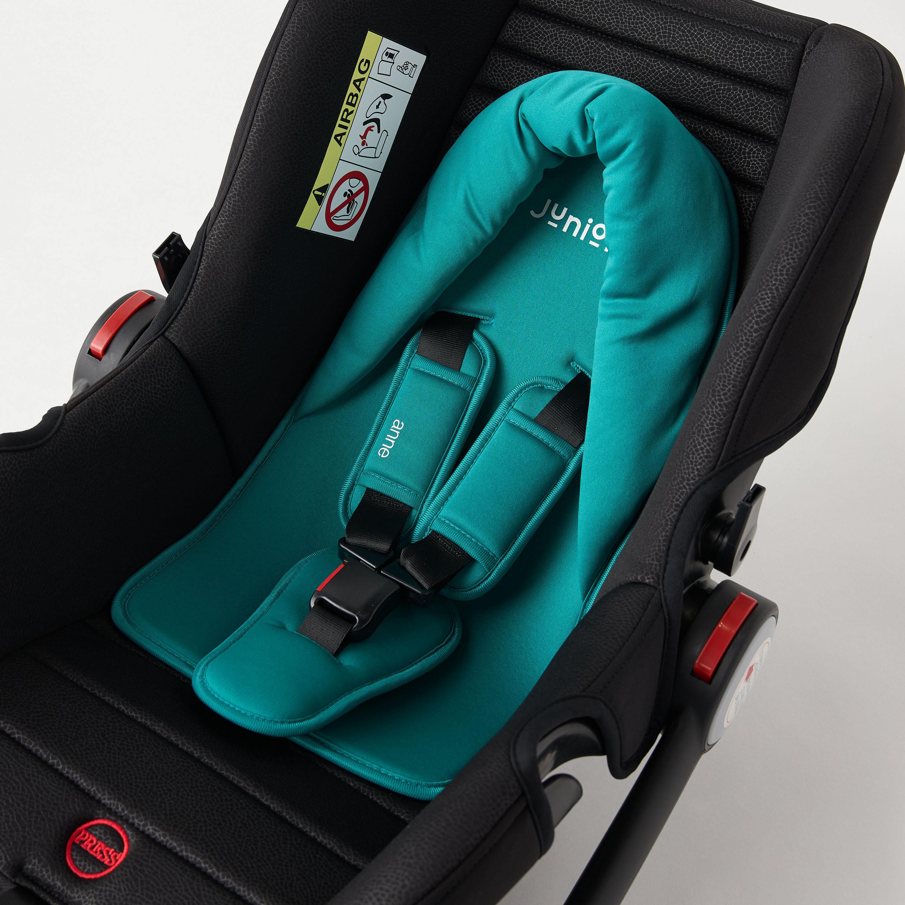 مقعد سيارة آن للرضّع مع حماية من الصدمات الجانبية وتثبيت خلفي وحزام أمان من جونيورز -baby-gear-carseats-image-4