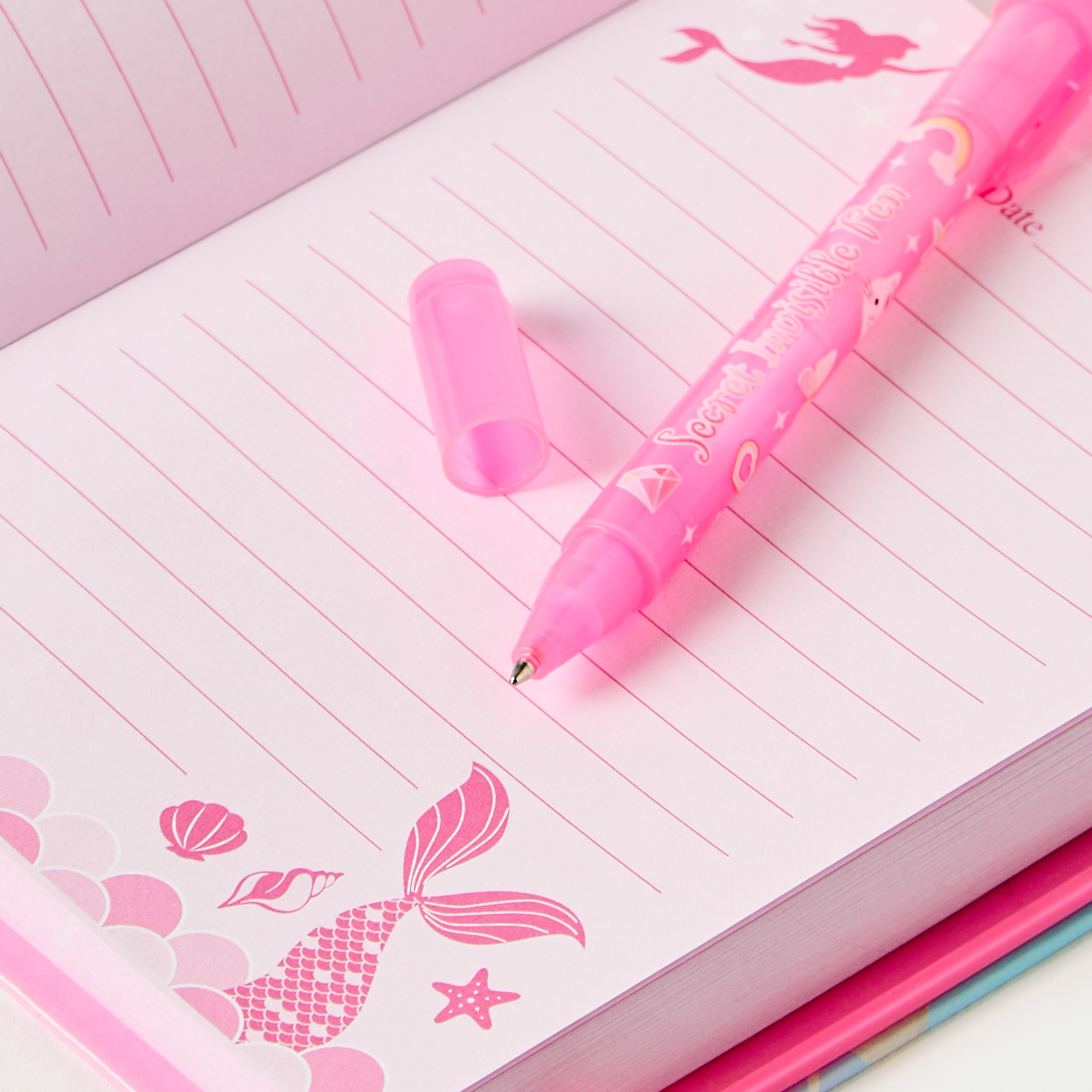 Hot Focus Secret Message Journal with Passcode Lock and Invisible Ink Pen-school-stationery-accessories-image-5
