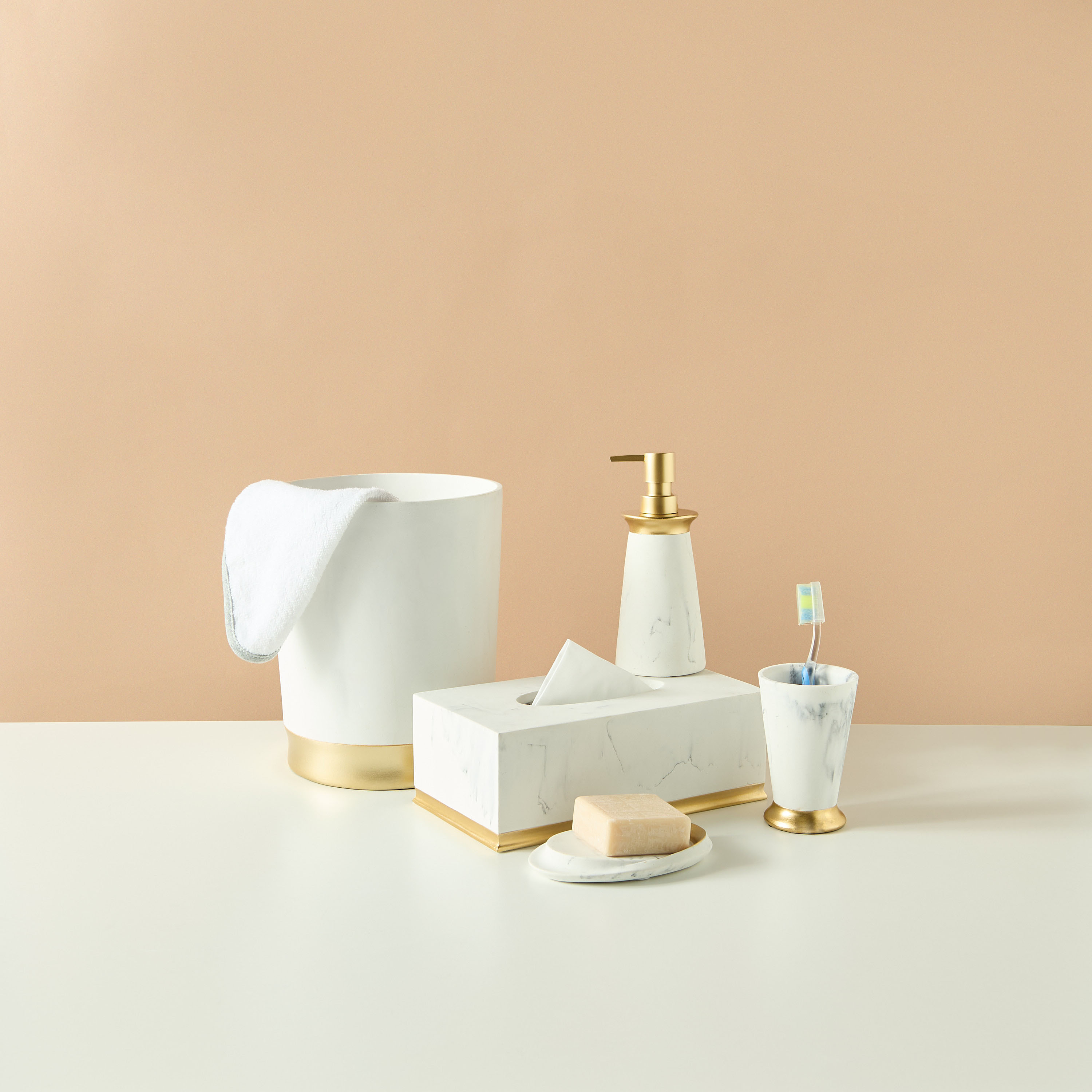 Marbelled Waste Bin-household-bathandlaundry-wastebinsandaccessories-image-6