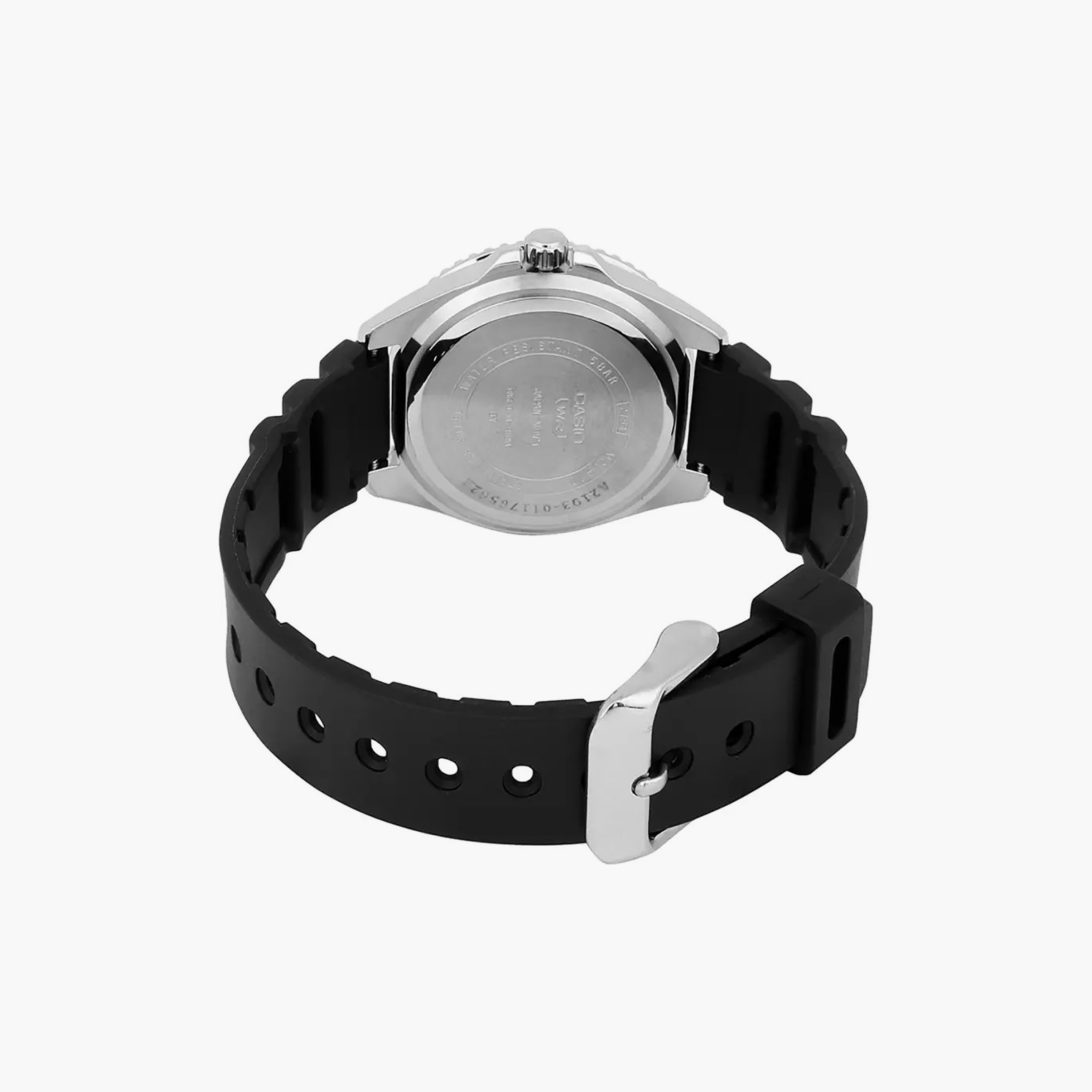 Casio Men's Black Analog Silicone Strap Watch | MDV-10-1A2VDF | 39 MM-men-watchesandjewellery-watches-image-3