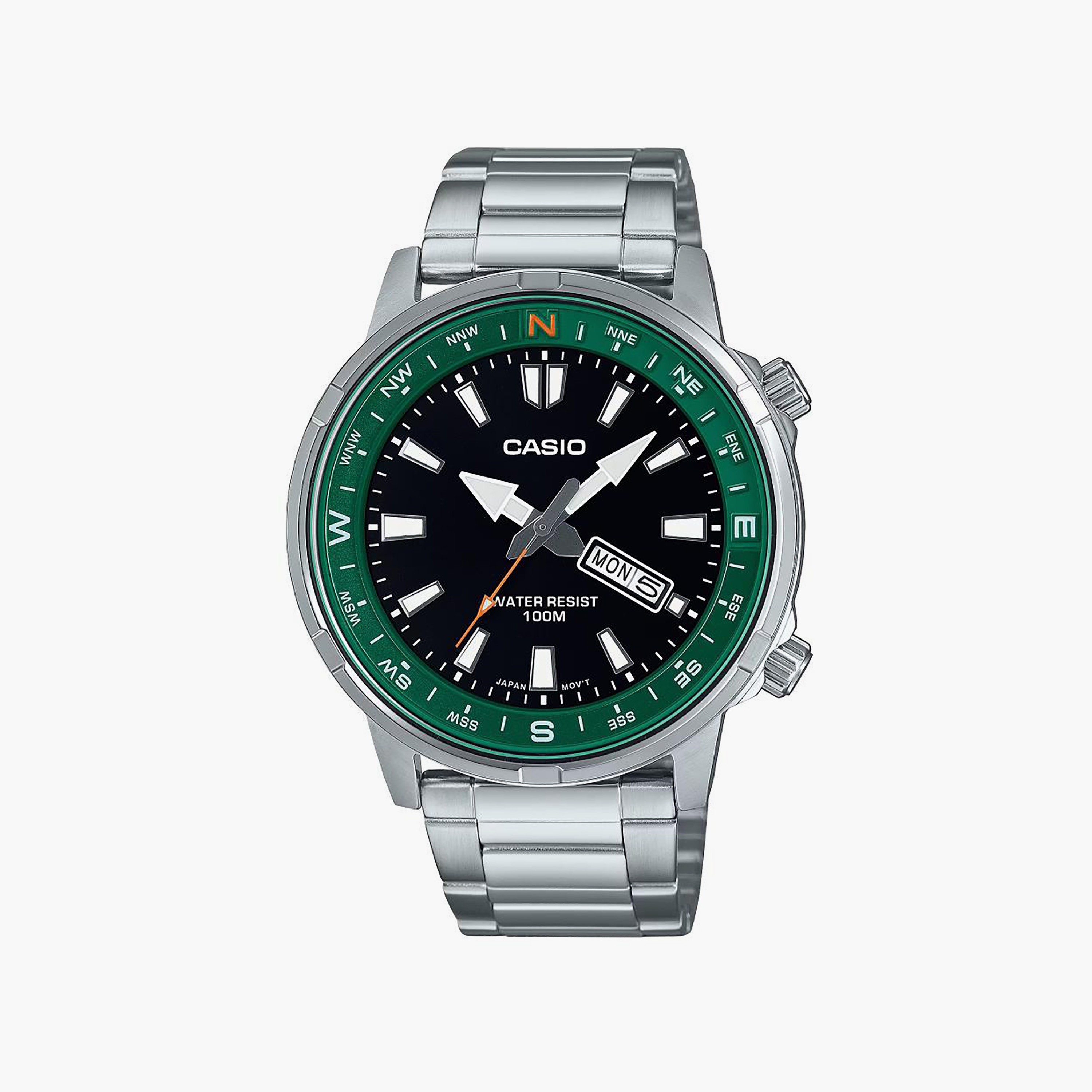  GW0399L3 ساعة يد أنالوج للنساء بسوار جلدي بلون أسود من جيس -men-watchesandjewellery-watches-image-1