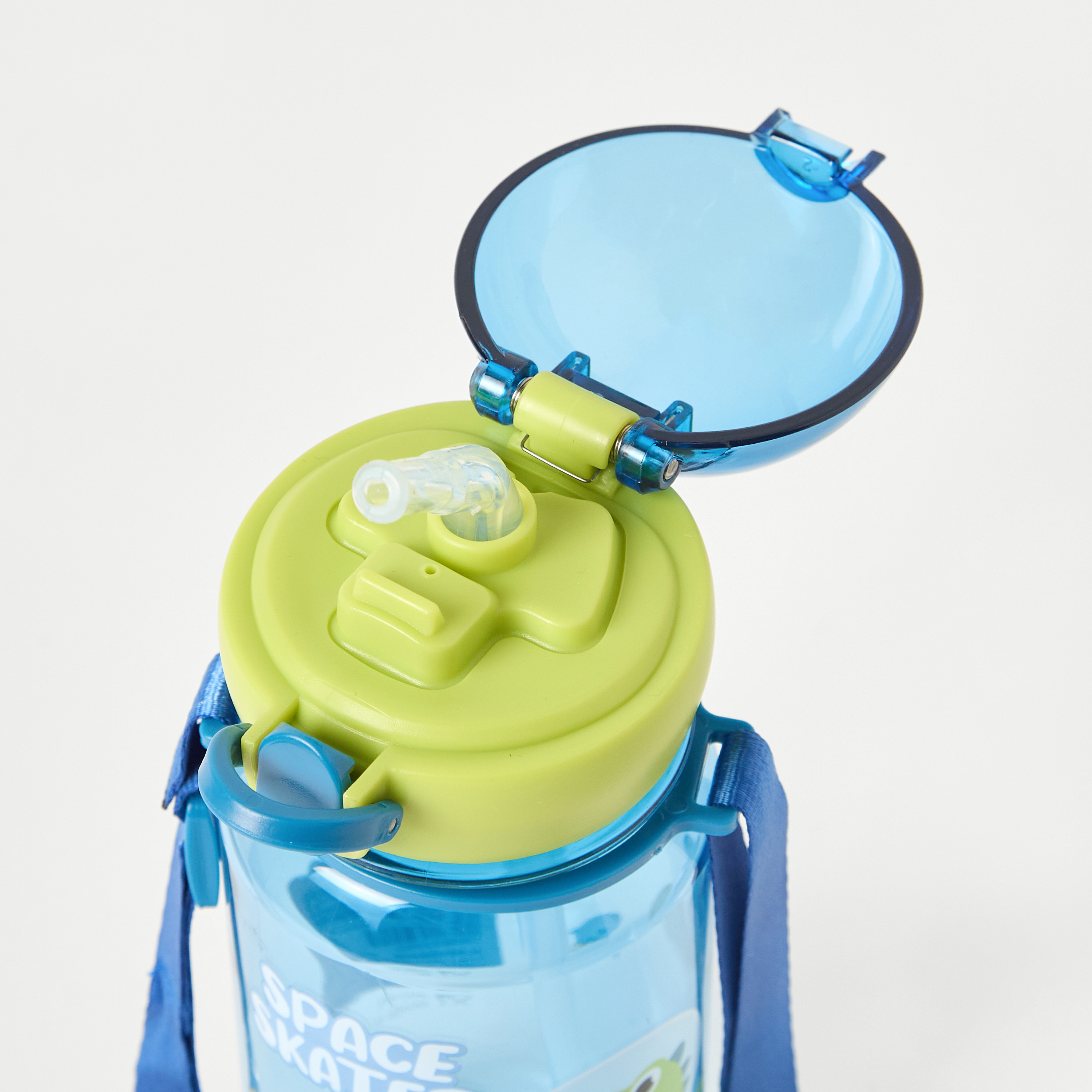 Juniors Tritan Dinosaur Print No Spill Straw Water Bottle - 400 ml-baby-feeding-mealtimeessentials-image-3