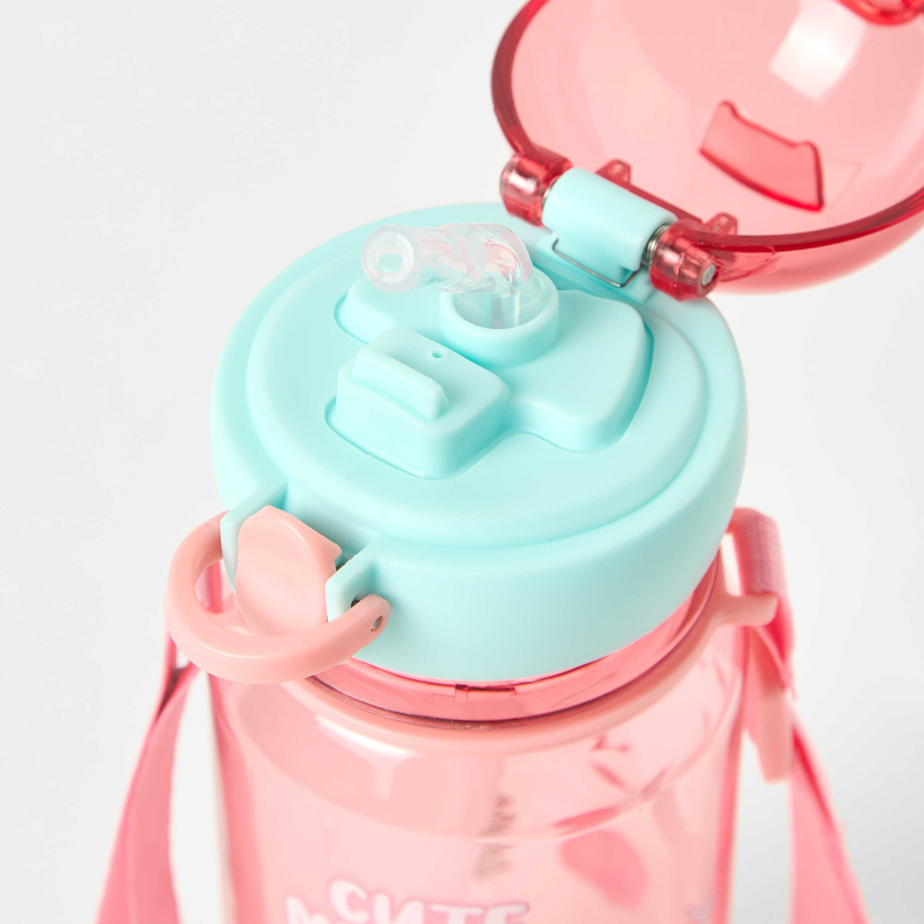 Juniors Mermaid Print Tritan Straw Bottle - 400 ml-baby-feeding-mealtimeessentials-image-4