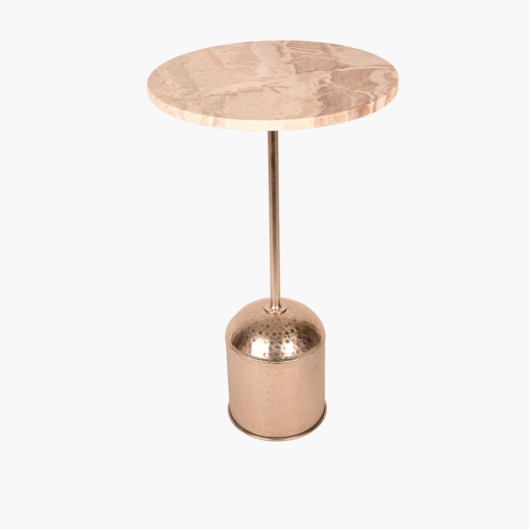 Home Carving Marble Top Pedestal Side Table -  35x60 cms-furniture-livingroom-sideandendtables-image-1