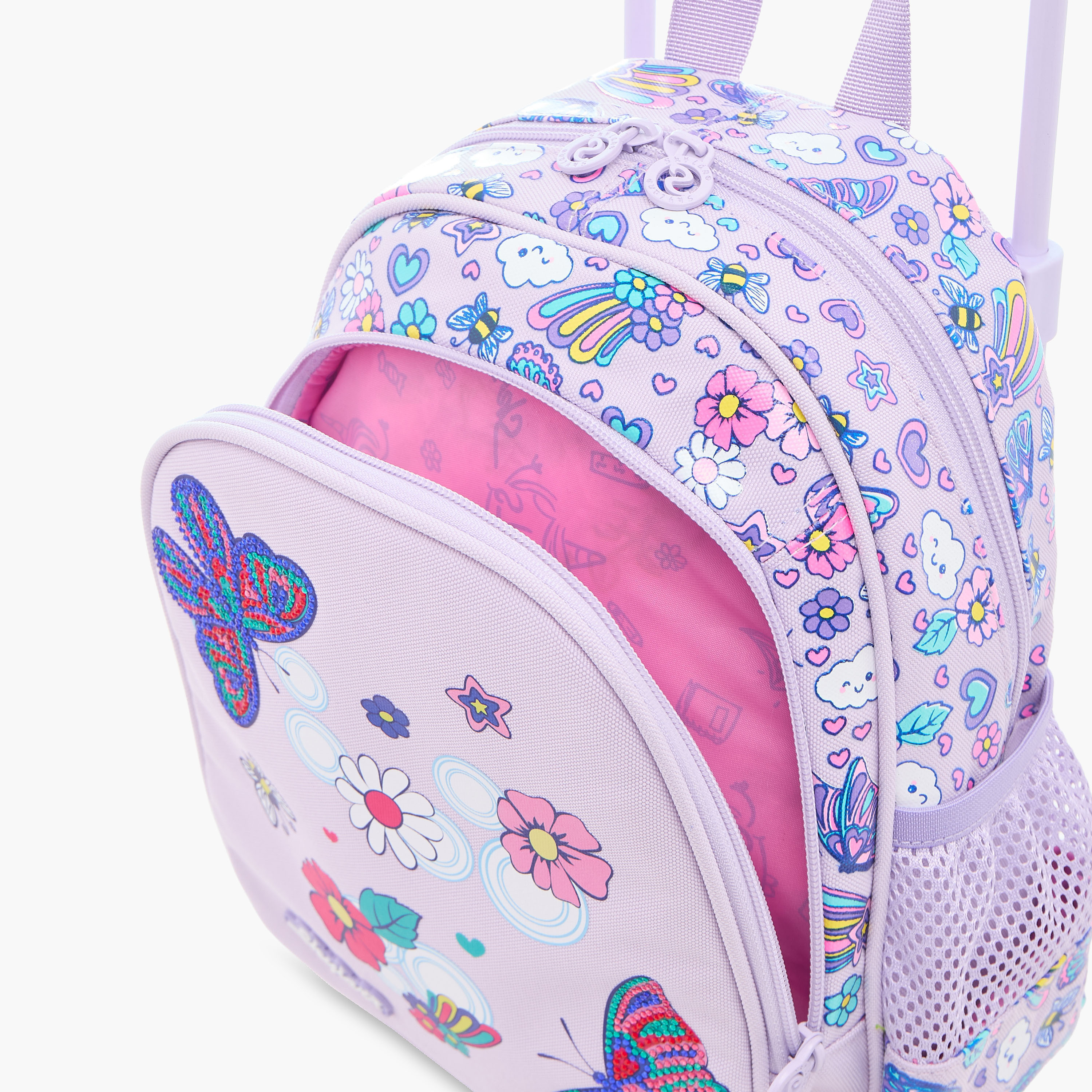 Skylar 10-inch All-Over Print Trolley Backpack with Retractable Handle - 24x13x27 cms-school-bagsandbackpacks-trolleybags-image-10
