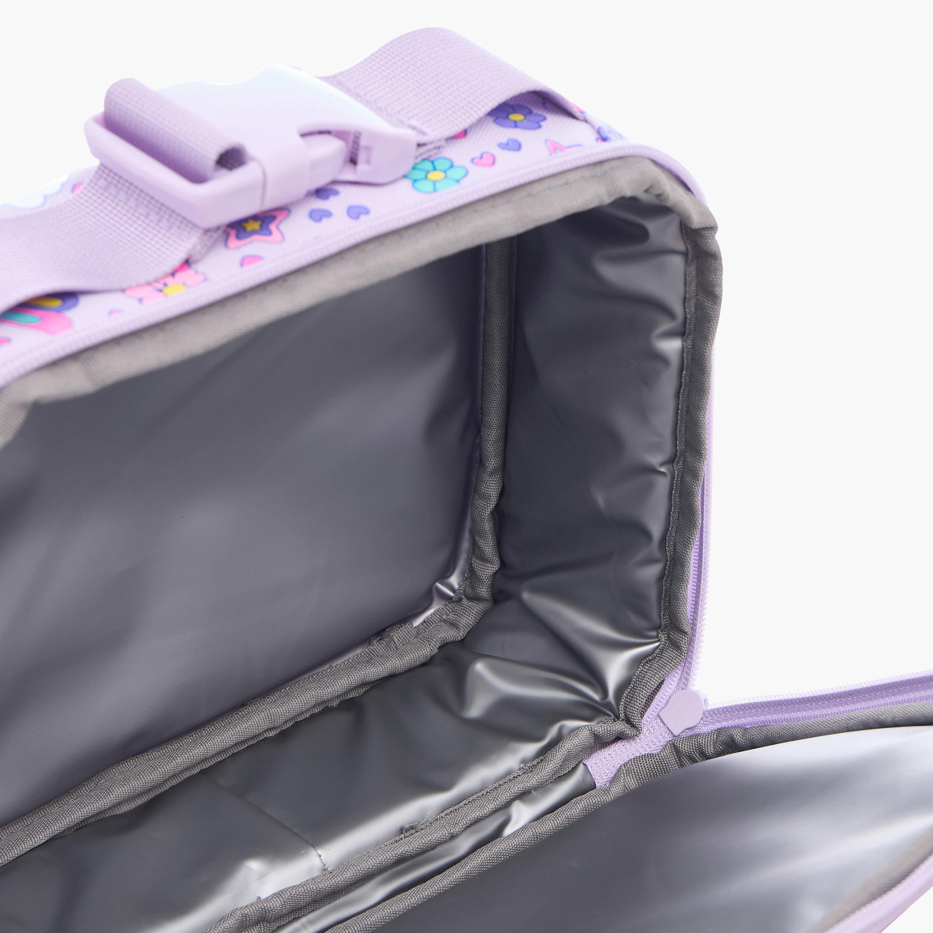 Skylar Printed Lunch Bag with Buckle Strap and Zip Closure-school-lunchessentials-lunchbags-image-7