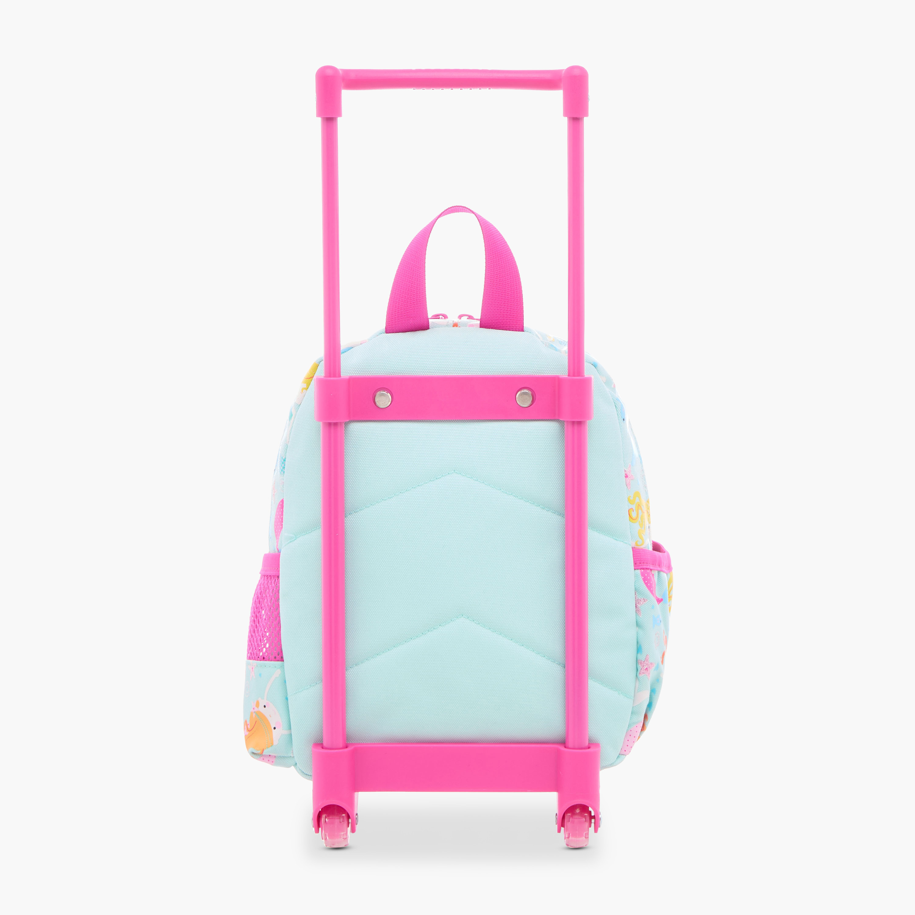 شنطة ترولي 10 بوصة بطبعات حورية البحر ومقبض قابل للسحب من سكايلر - 24x13x27 سم-school-bagsandbackpacks-trolleybags-image-5