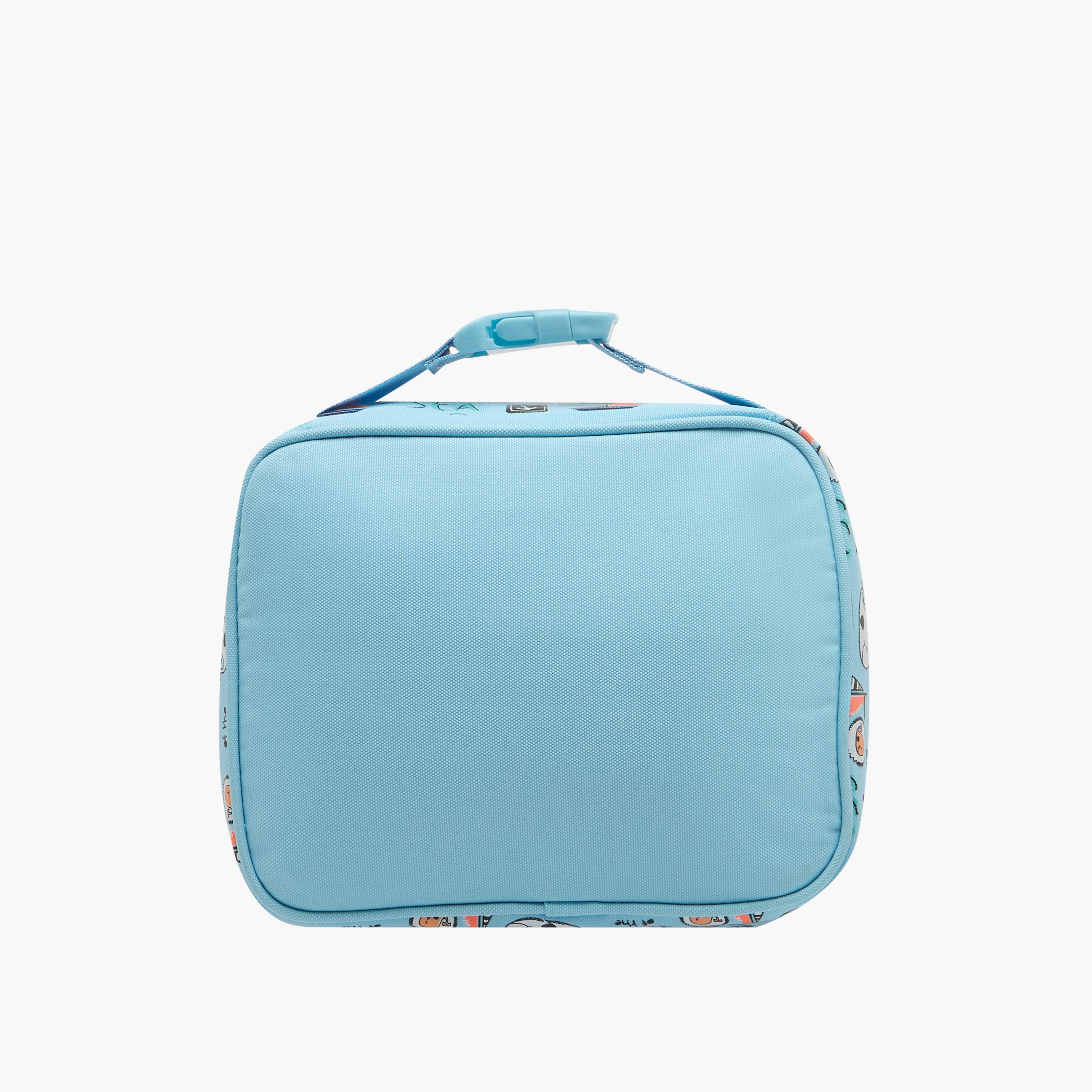 Skylar Sea Print Lunch Bag with Buckle Strap and Zip Closure-school-lunchessentials-lunchbags-image-3