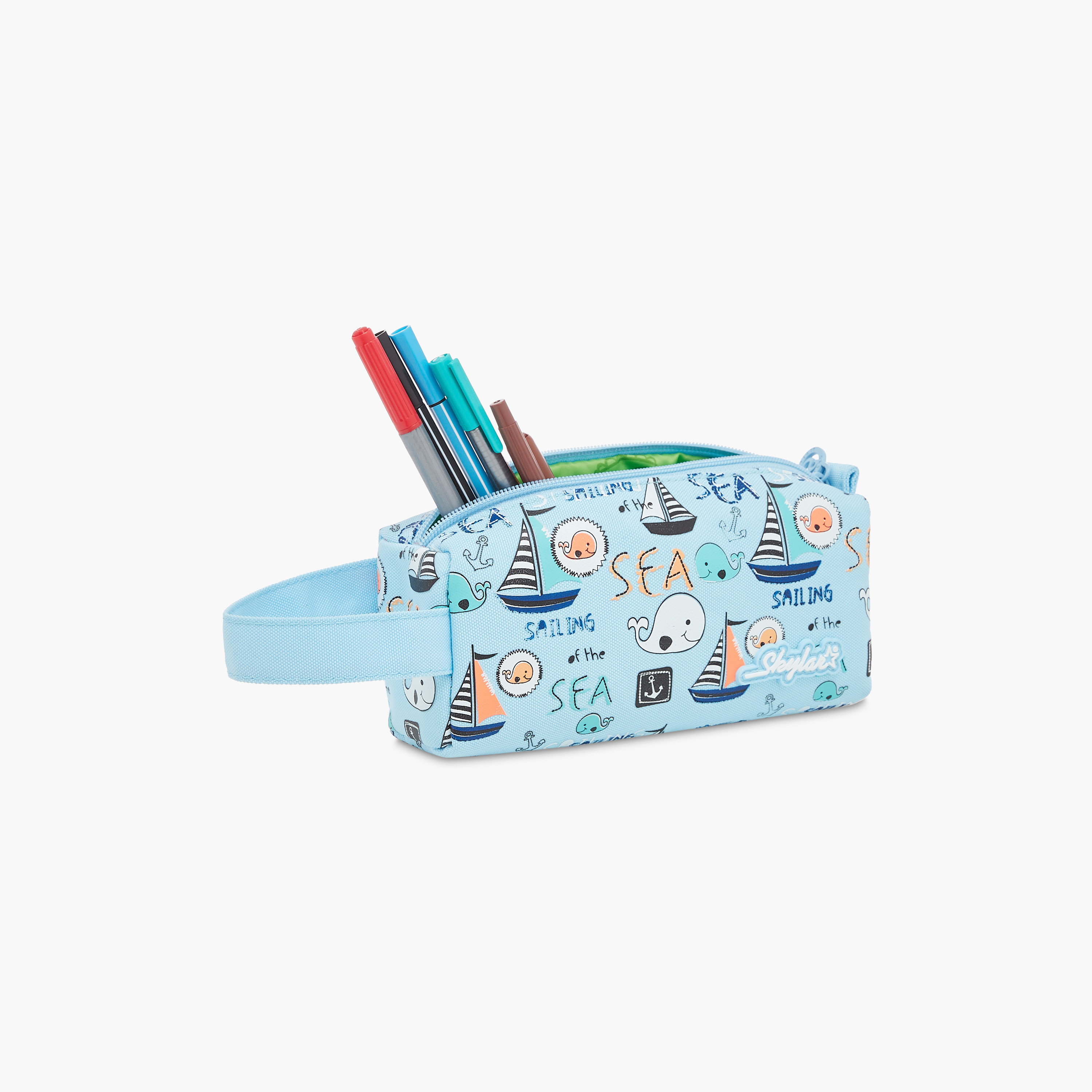 Skylar Sea Print Pencil Pouch and 3D Accessories-school-stationery-pencilcases-image-7