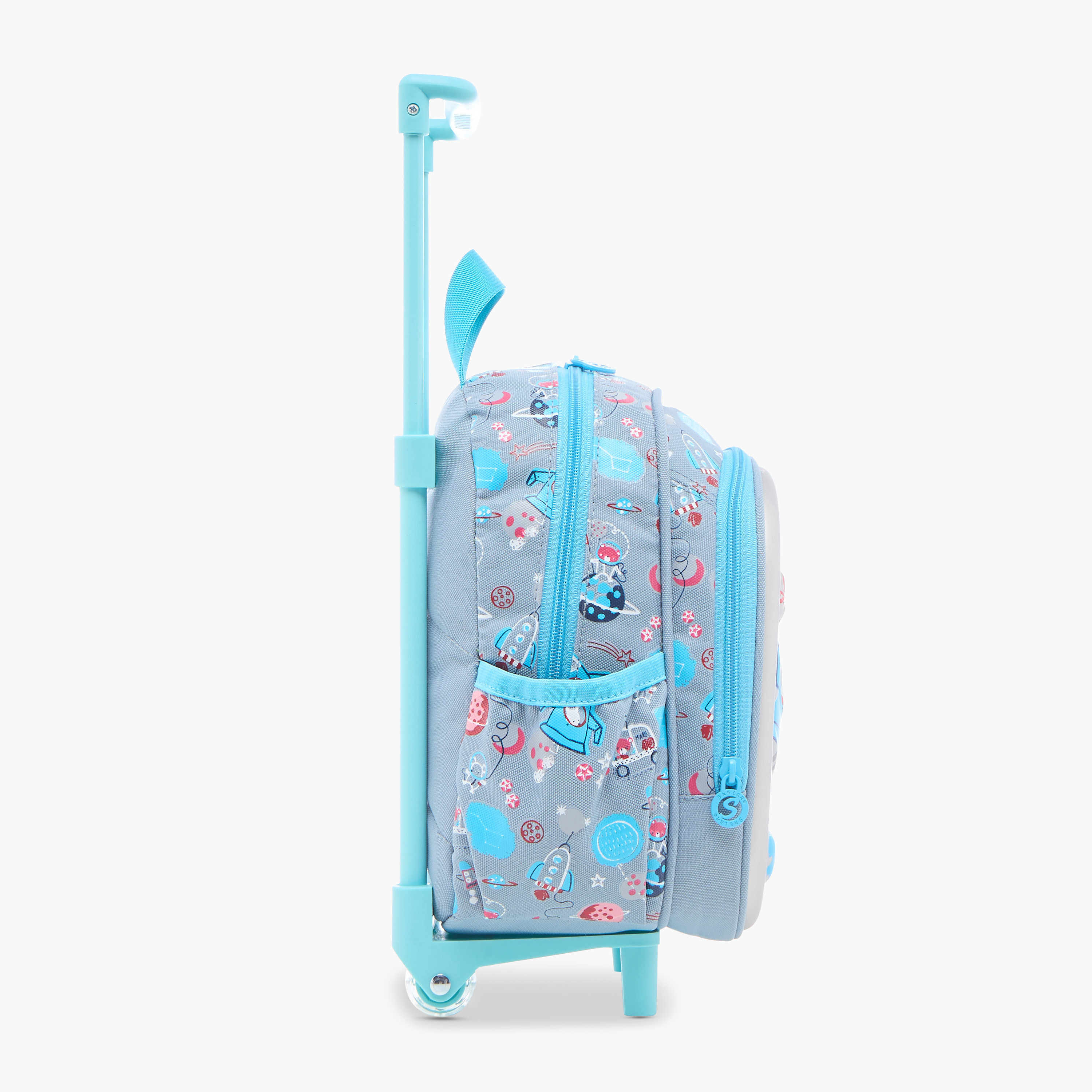 Skylar Space Print 10-inch Trolley Bag with Retractable Handle - 24x13x27 cms-school-bagsandbackpacks-trolleybags-image-3