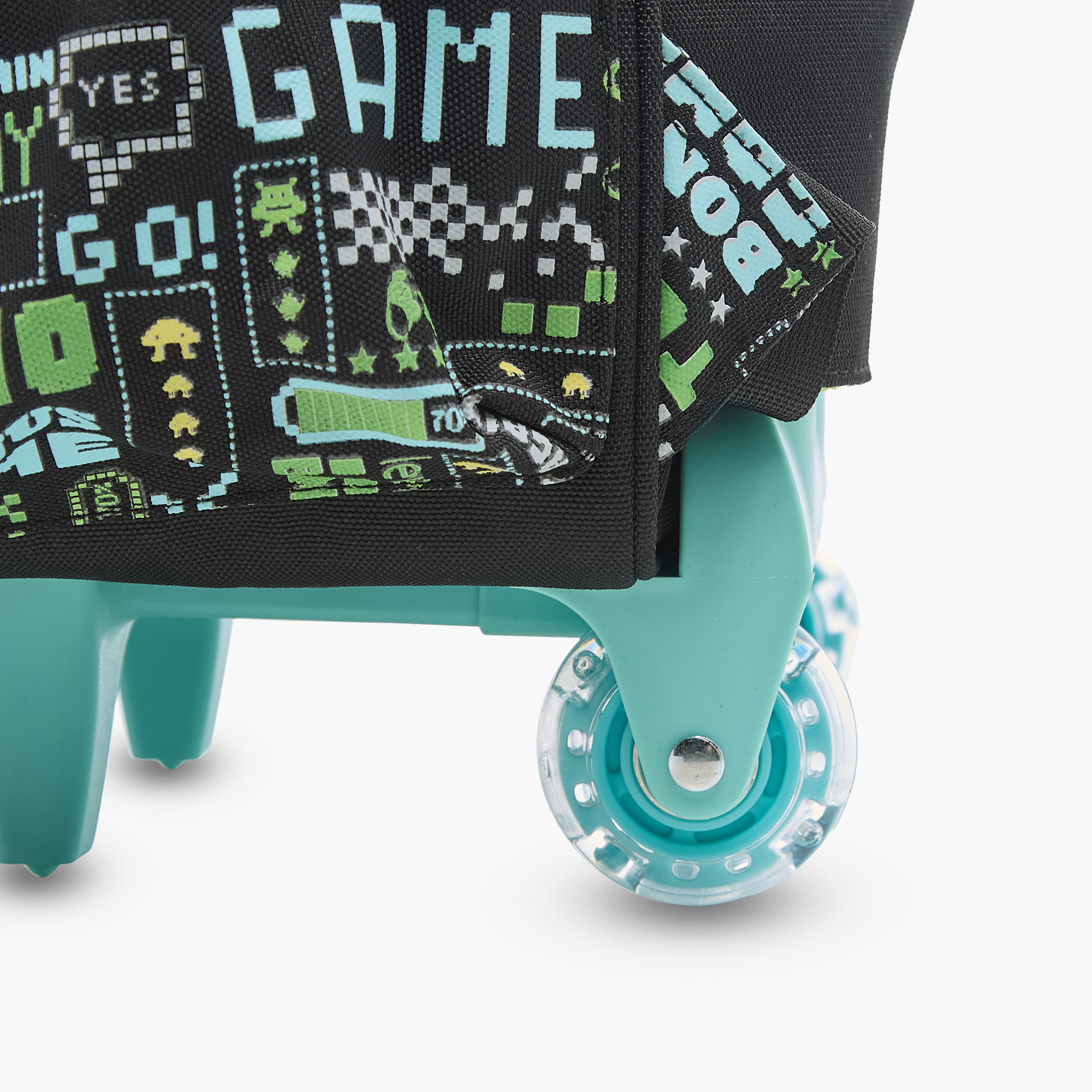 Skylar Game Print 17 inch Trolley Backpack with Retractable Handle - 31x18x43 cms-cpkids-backtoschool-schoolbagsandbackpacks-trolleybags-image-11