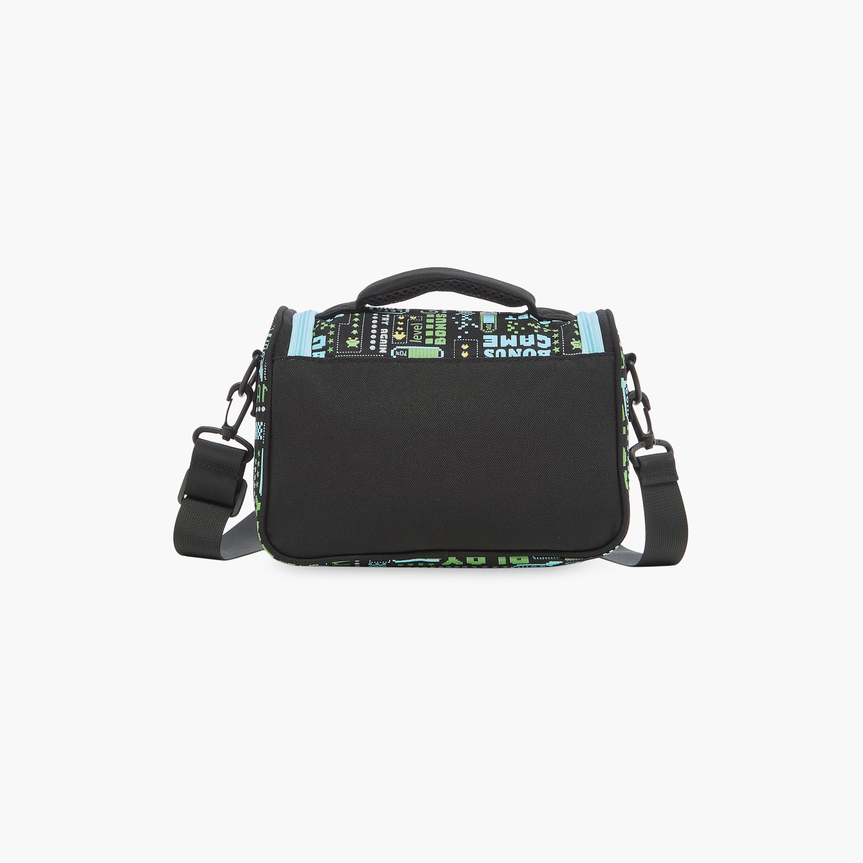 Skylar Game Print Lunch Bag with Zip Closure-school-lunchessentials-lunchbags-image-3