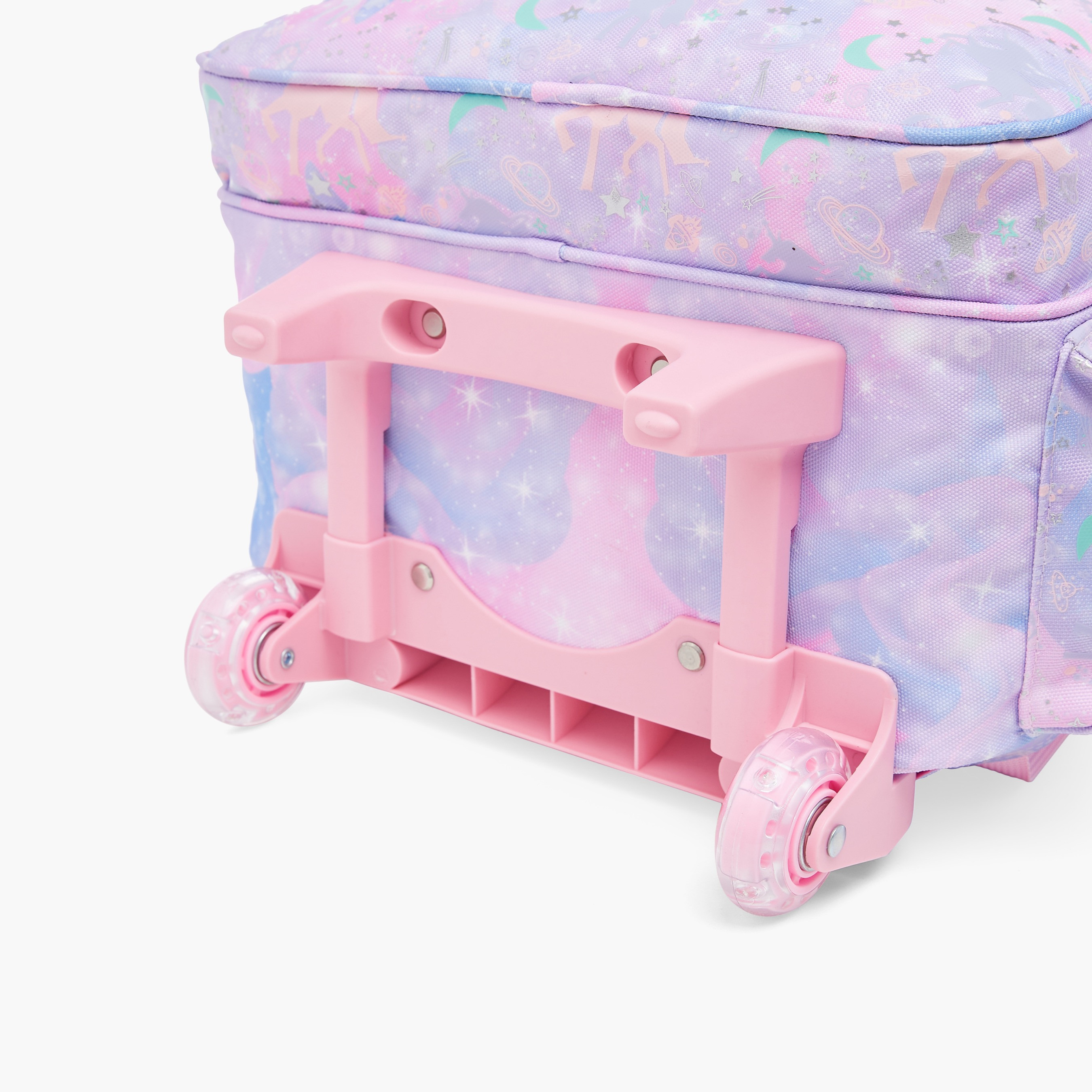 Skylar Unicorn Applique 17-Inch Trolley Backpack with Adjustable Straps - 31x18x43 cms-cpkids-backtoschool-schoolbagsandbackpacks-trolleybags-image-11