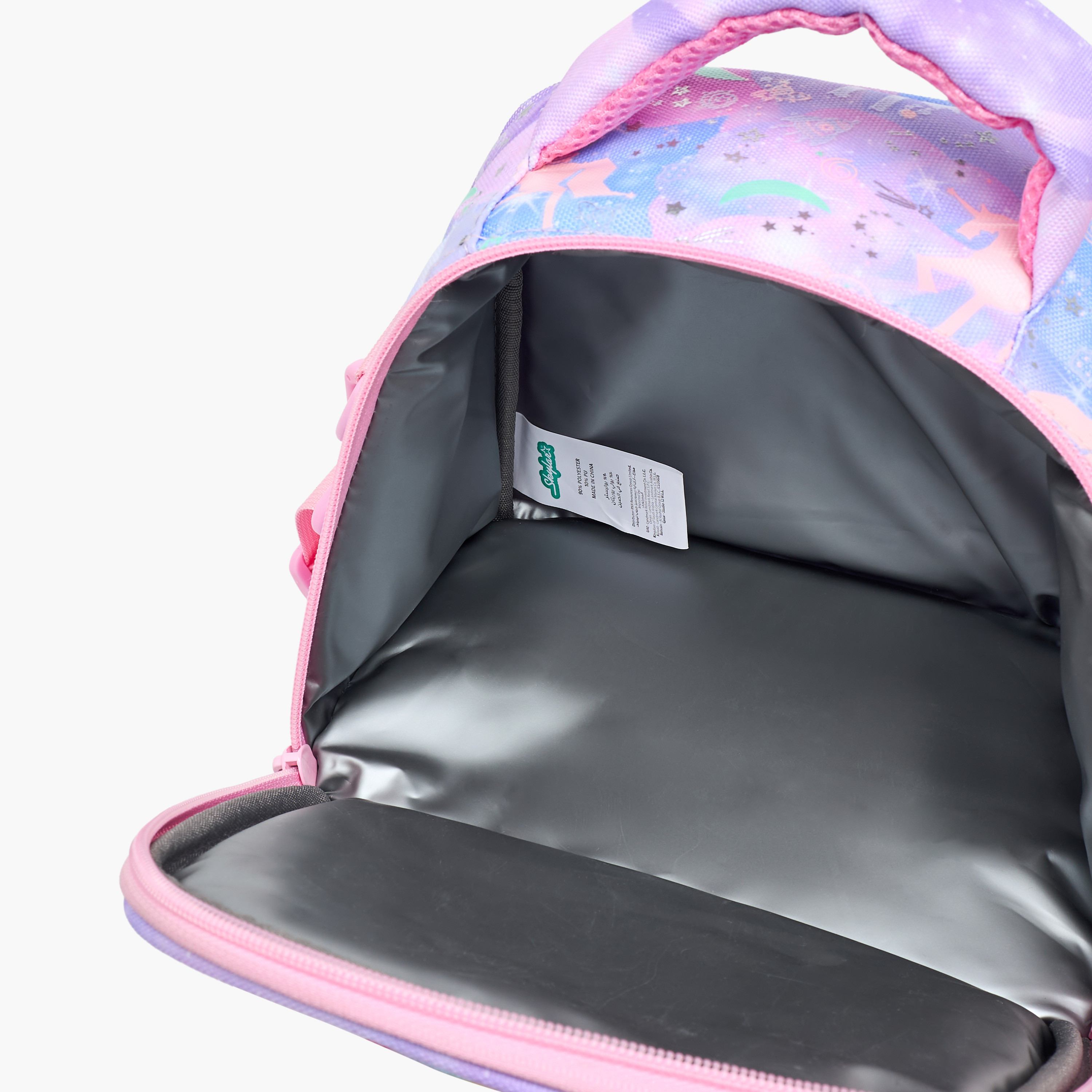 Skylar Unicorn Applique Lunch Bag with Zip Closure and Adjustable Straps-school-lunchessentials-lunchbags-image-5