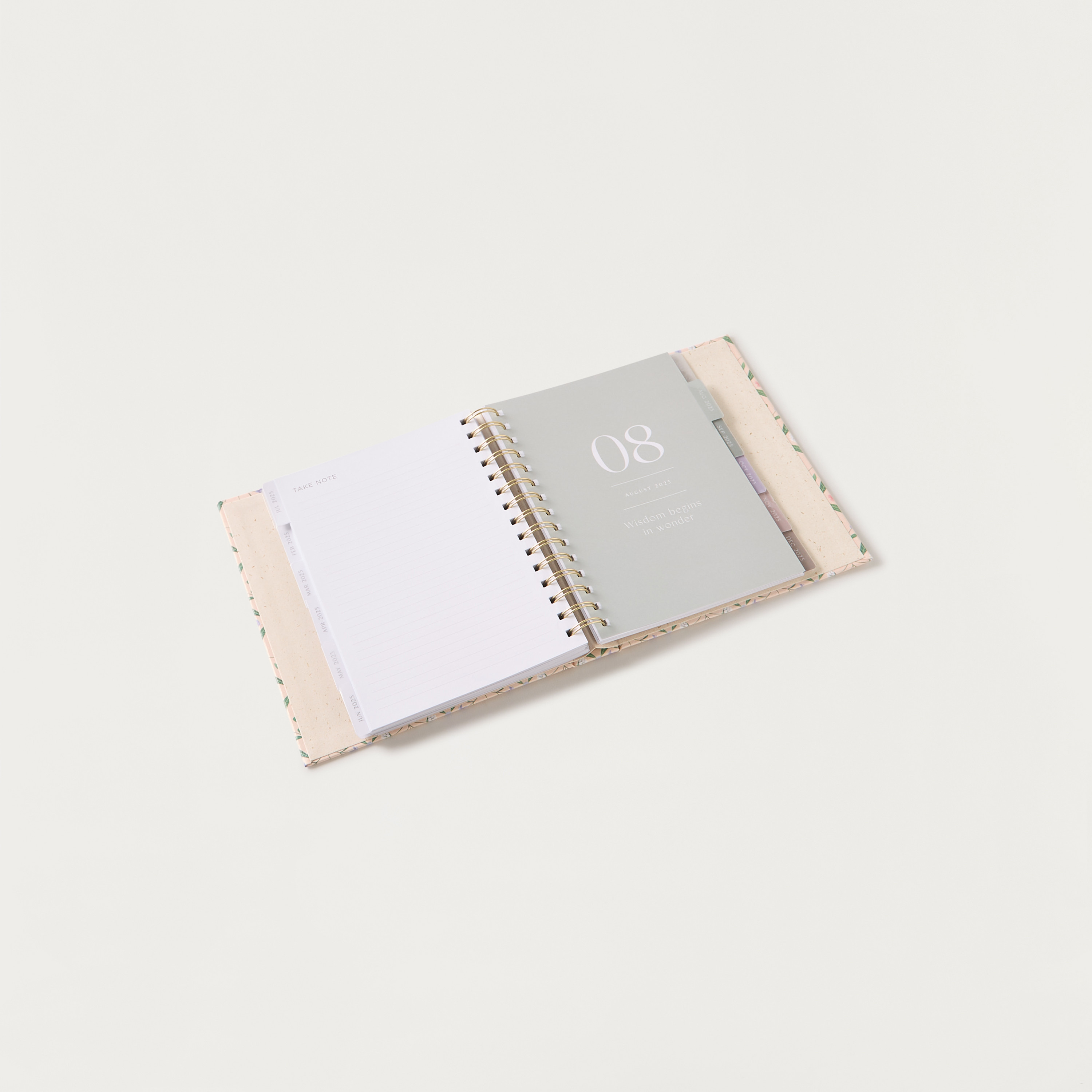 Printed Spiral Bound Hard Cover Monthly Planner-school-stationery-planners-image-3
