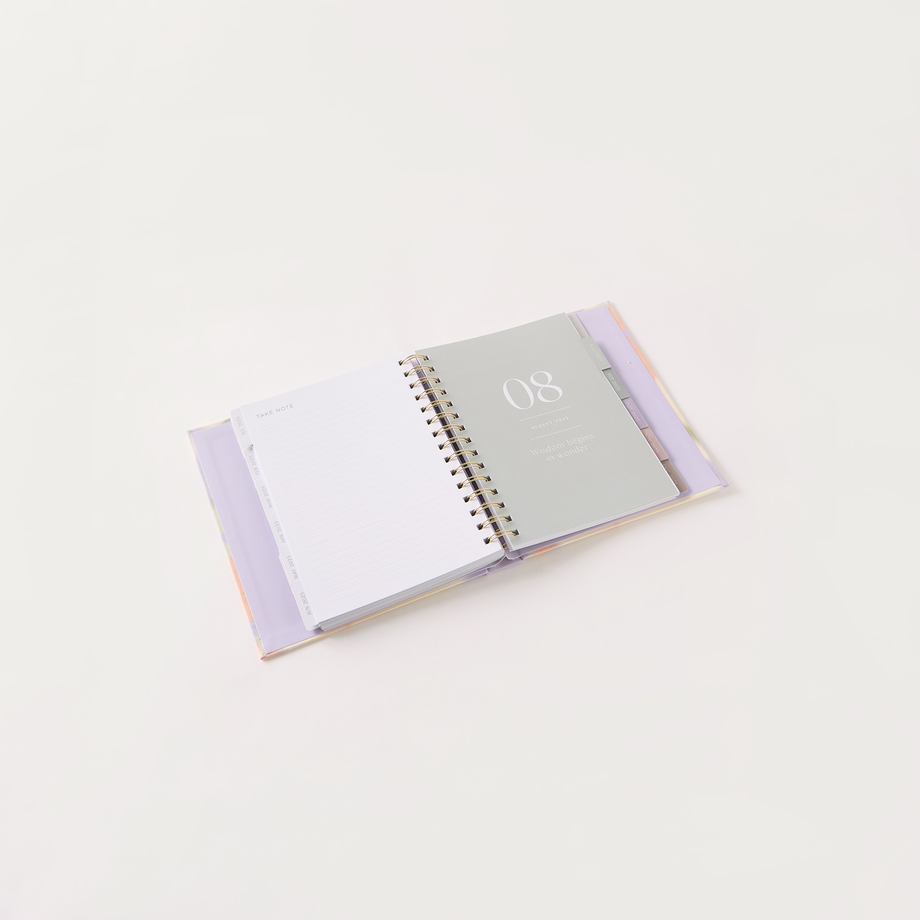 Tie-Dye Print Hardcover 18-Month Planner-school-stationery-planners-image-3