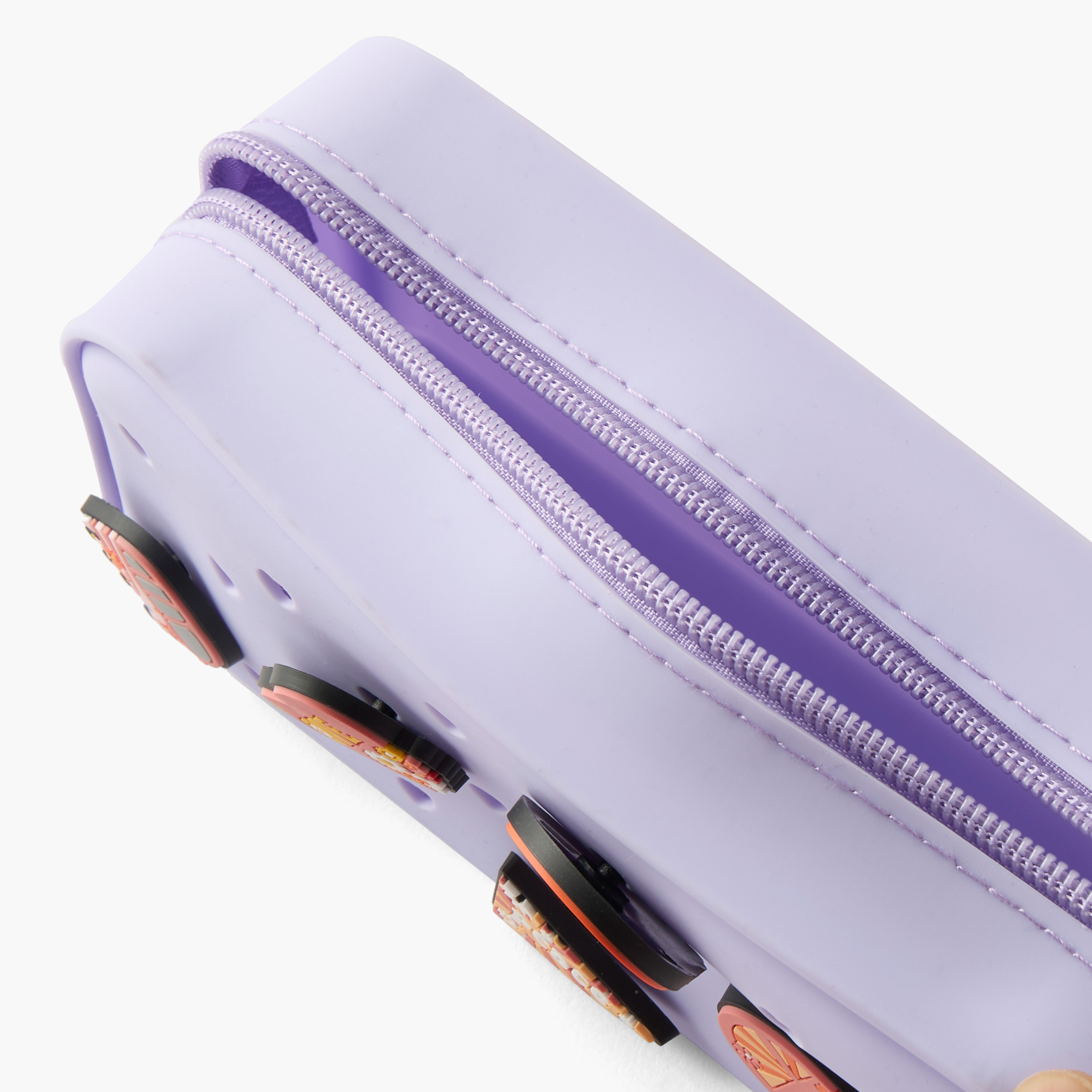 مقلمة بسحاب إغلاق وتزيينات-school-stationery-pencilcases-image-4