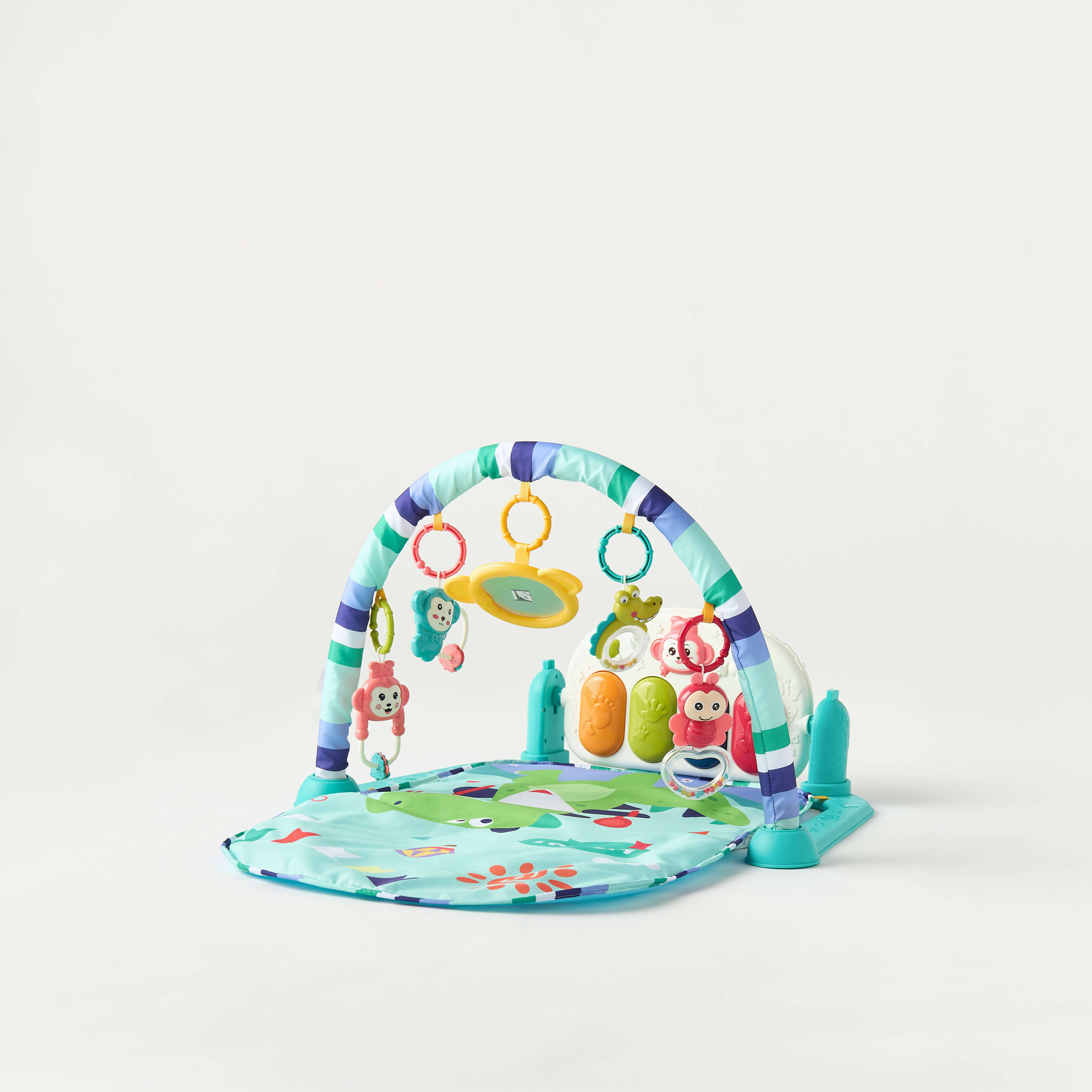 Animal Print Baby Gym Piano Playmat-baby-infantactivity-playgyms-image-2