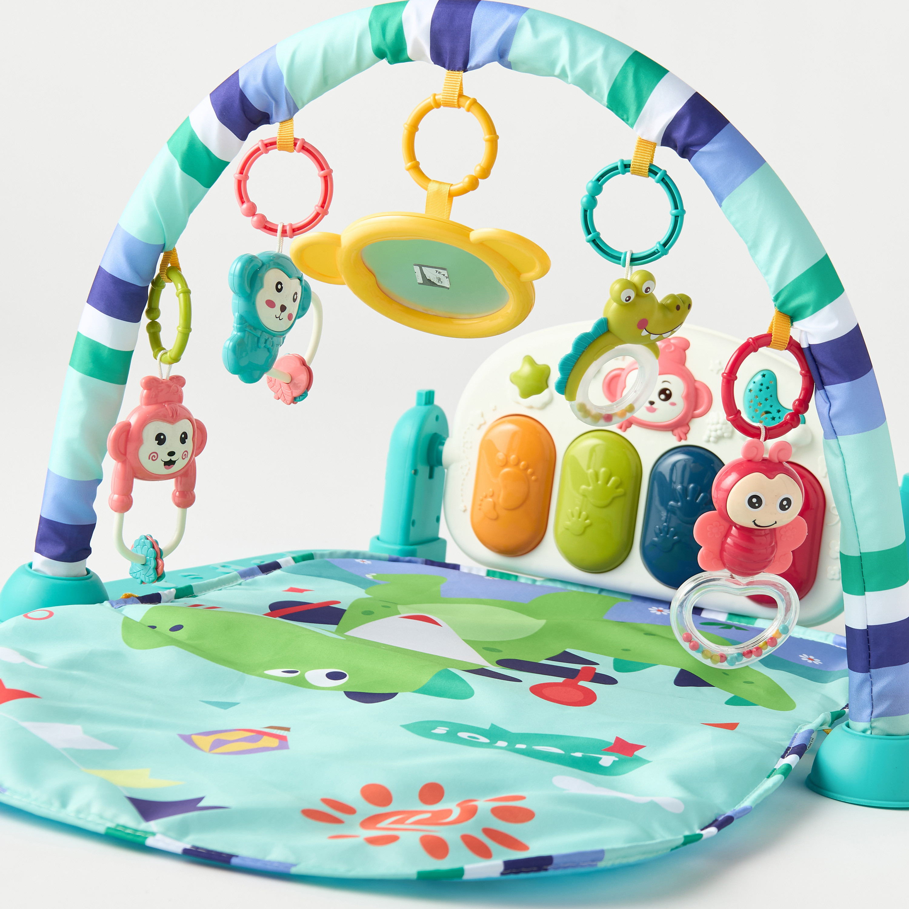 Animal Print Baby Gym Piano Playmat-baby-infantactivity-playgyms-image-3