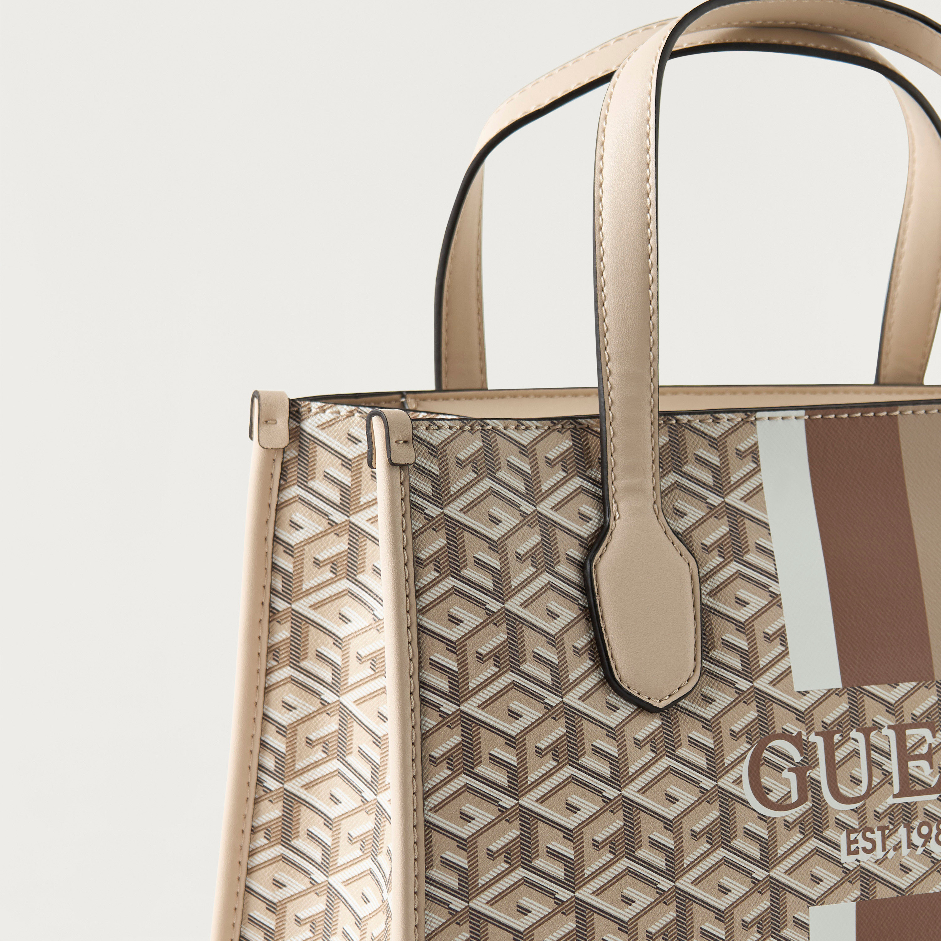 Guess All-Over Print Tote Bag with Detachable Strap and Zip Closure-women-bagsandwallets-handbags-image-4