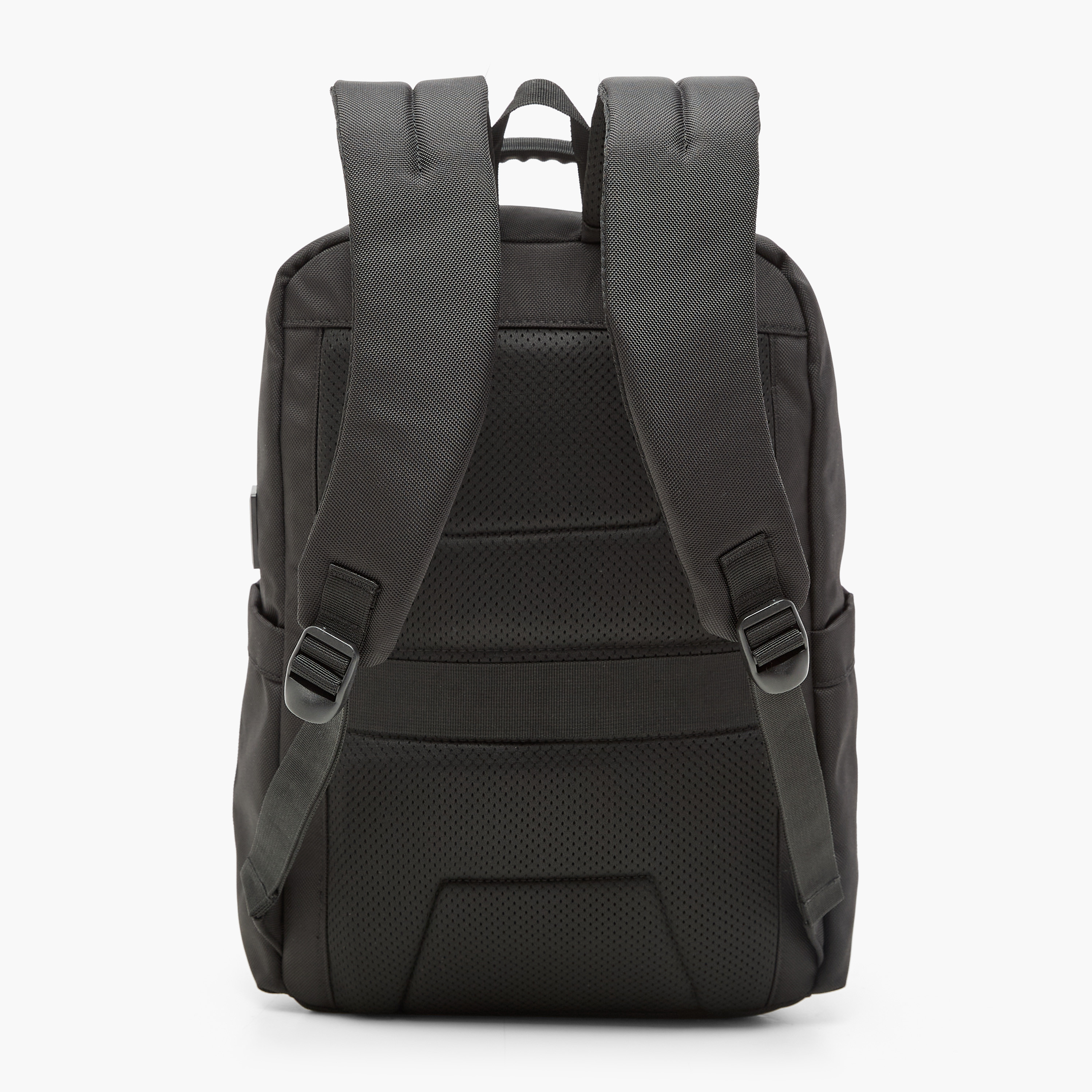US POLO ASSN. Solid Backpack with Adjustable Straps and Zip Closure - 30x16x43 cms-men-bags-image-4