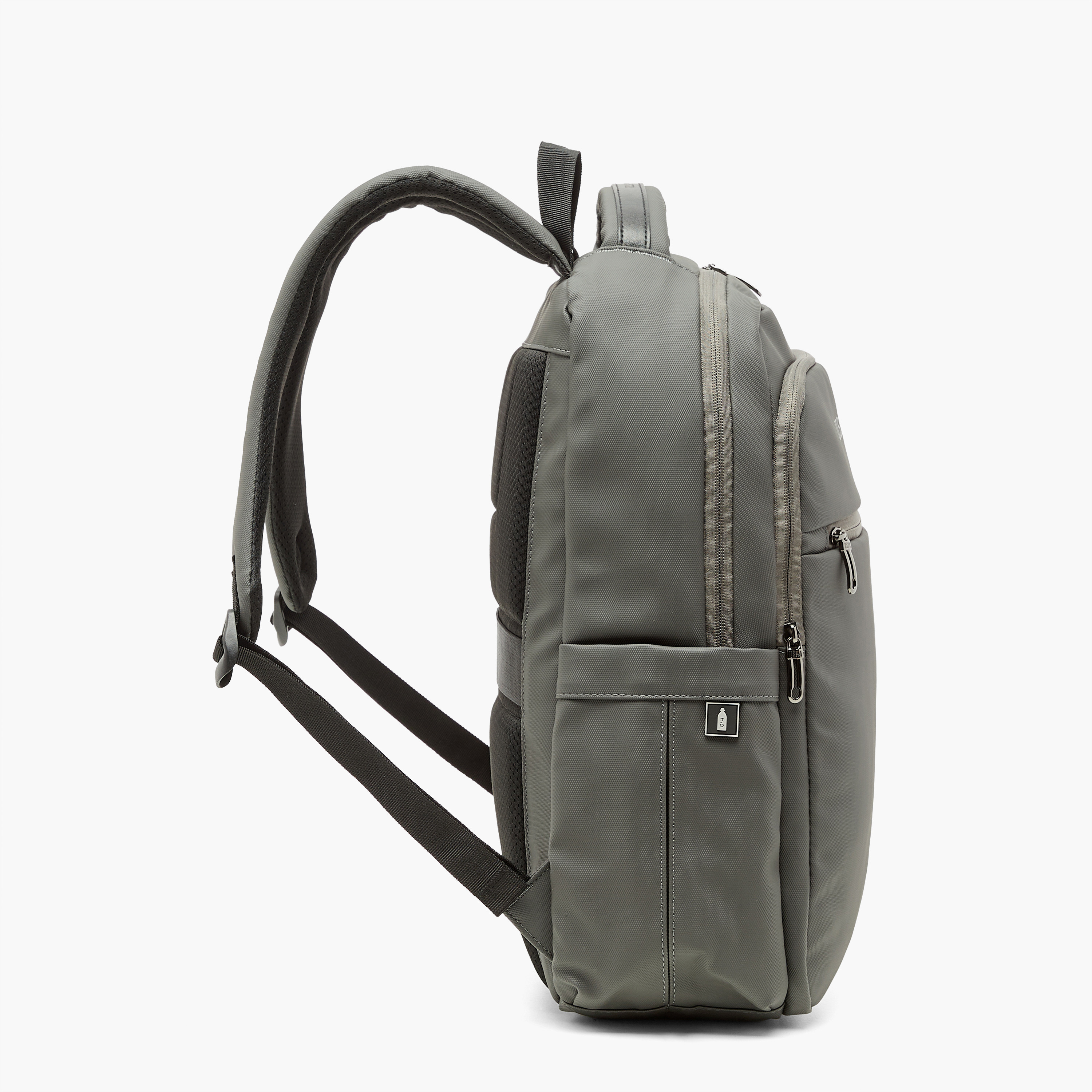 US POLO ASSN. Logo Print Laptop Backpack with Zip Closure - 30x15x43 cm-men-bags-image-3