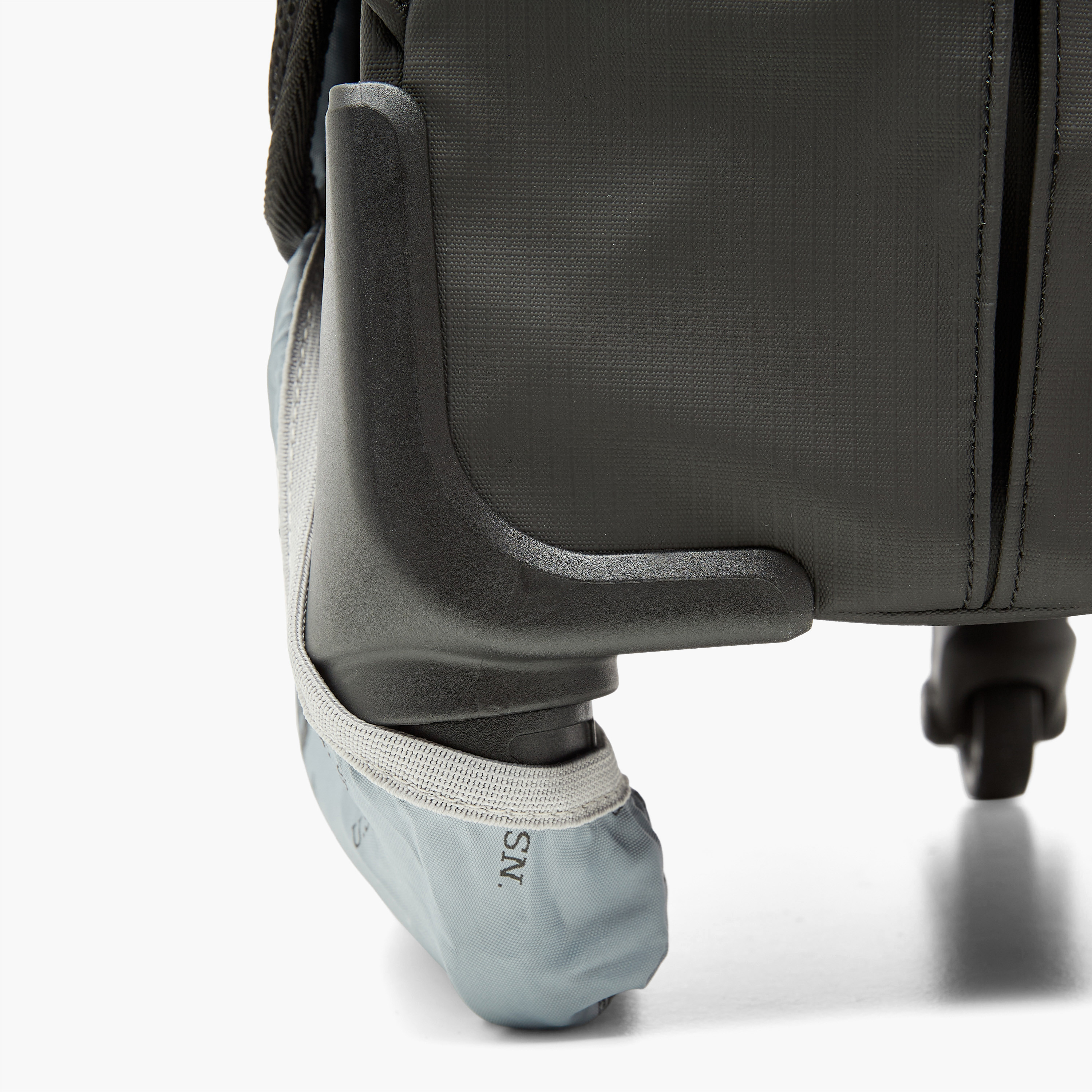 US POLO ASSN. Solid 19-inch Trolley Backpack with Shoulder Straps and Wheels - 32x23x48 cm-men-bags-image-10