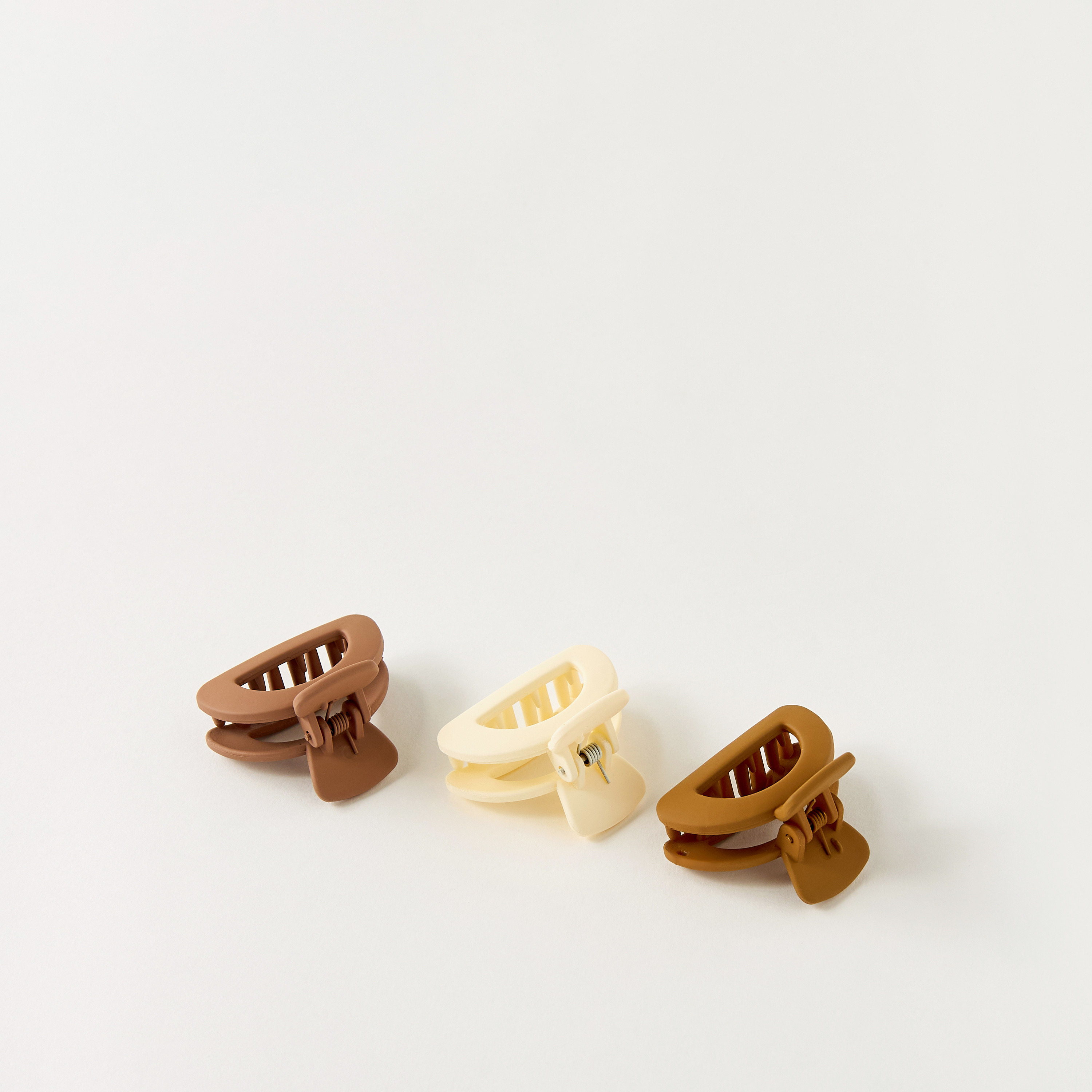 Solid Half Moon Hair Clamp - Set of 3-women-hairaccessories-clamps-image-2