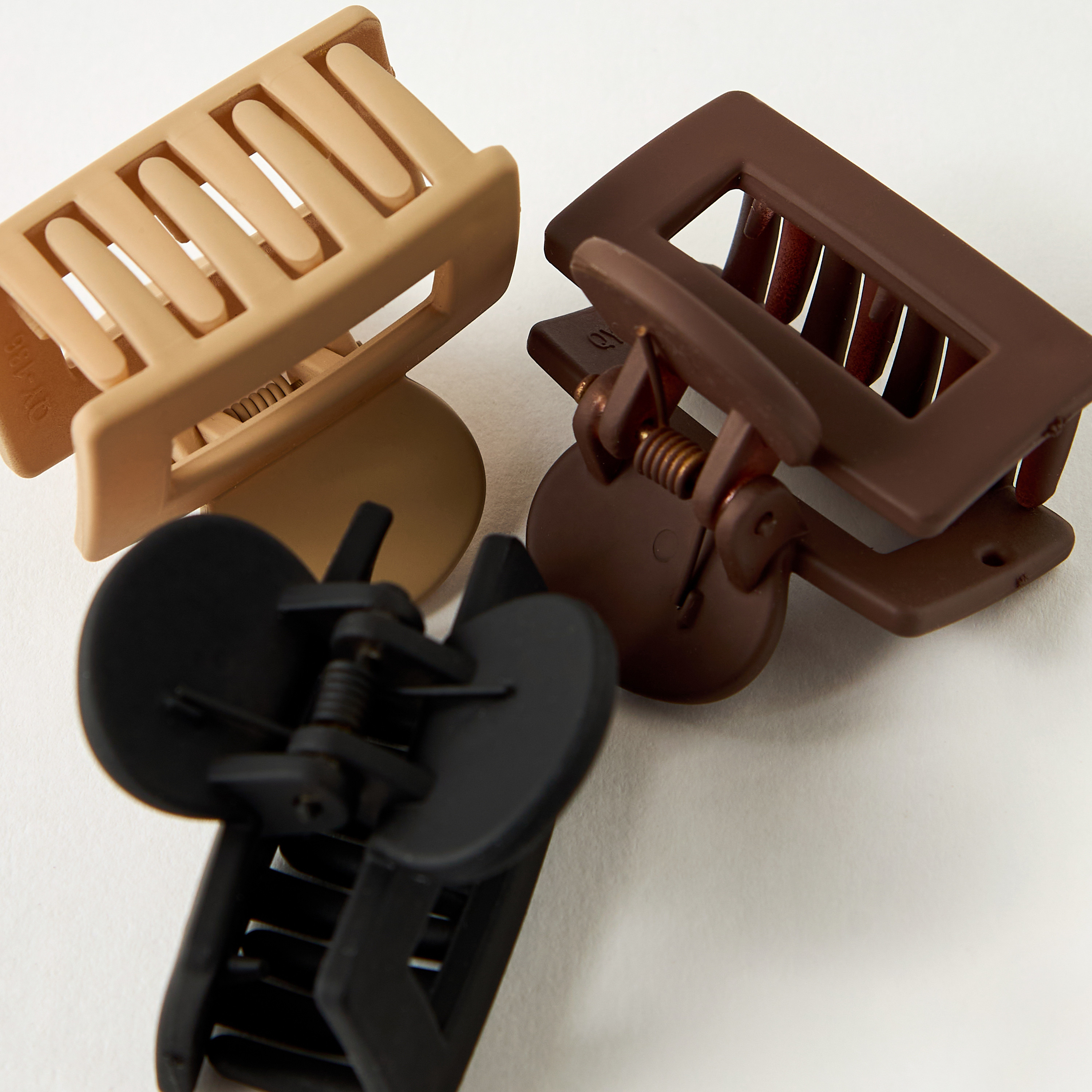 Solid Half Moon Hair Clamp - Set of 3-women-hairaccessories-clamps-image-3