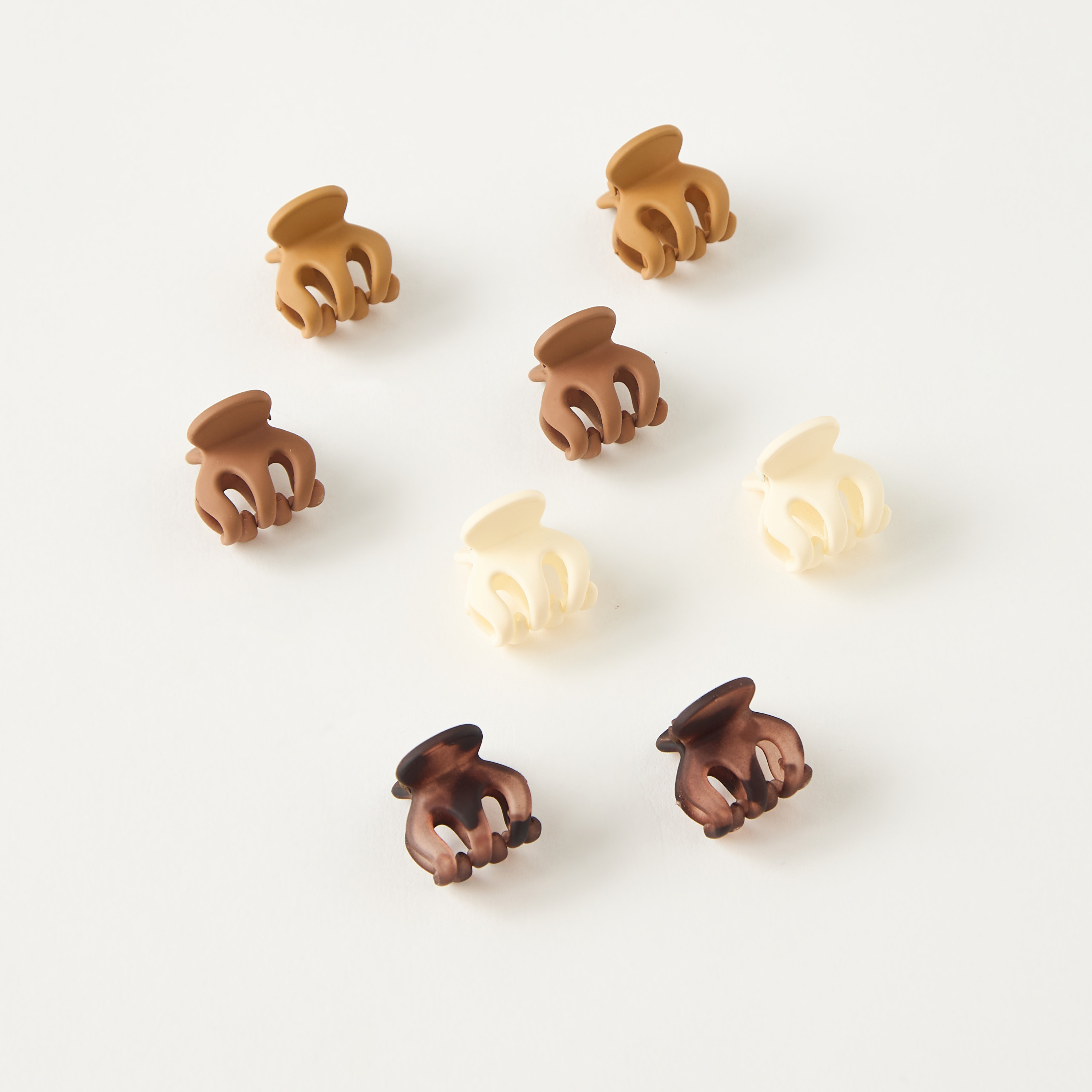 Solid Hair Clamps - Set of 8-women-hairaccessories-clamps-image-1
