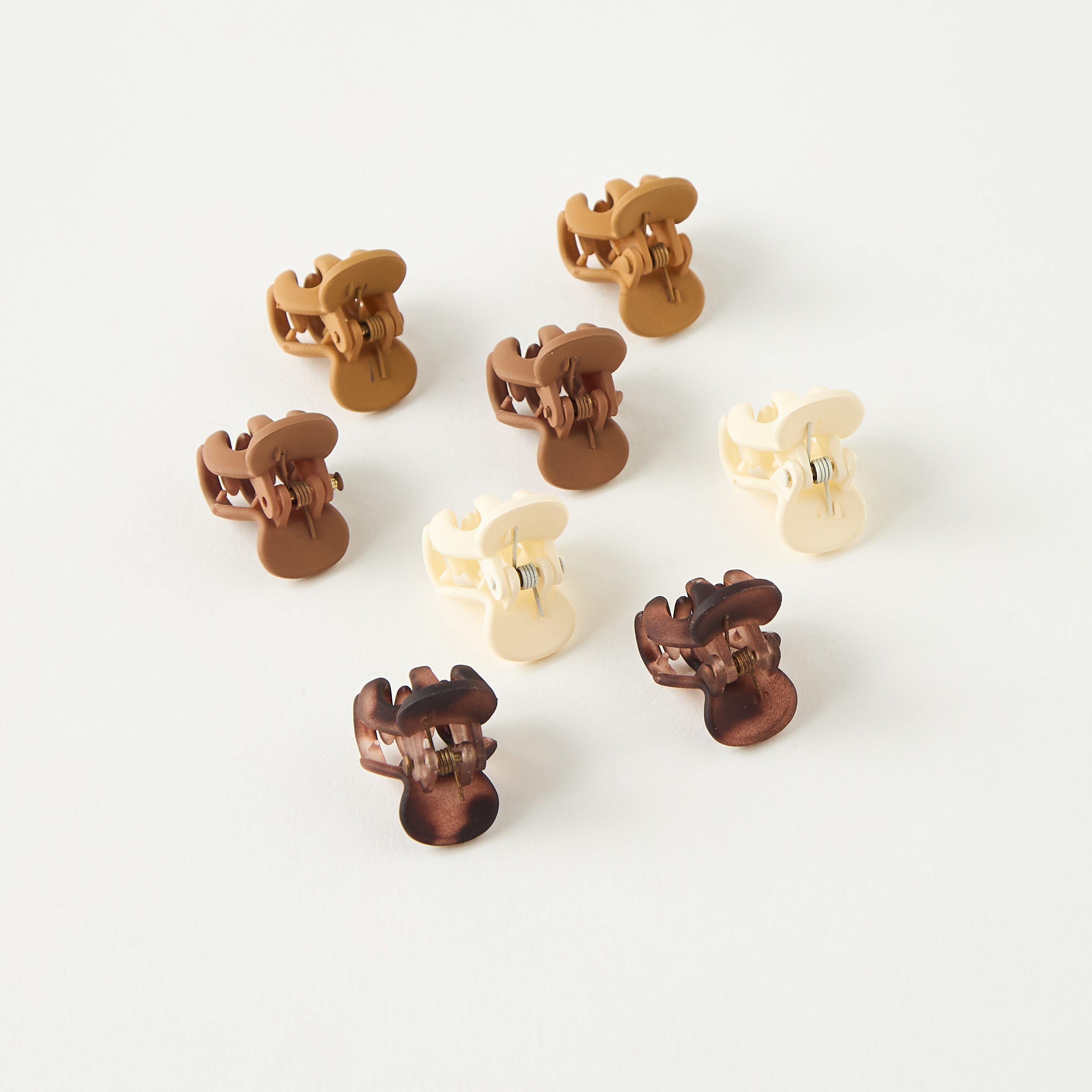 Solid Hair Clamps - Set of 8-women-hairaccessories-clamps-image-2