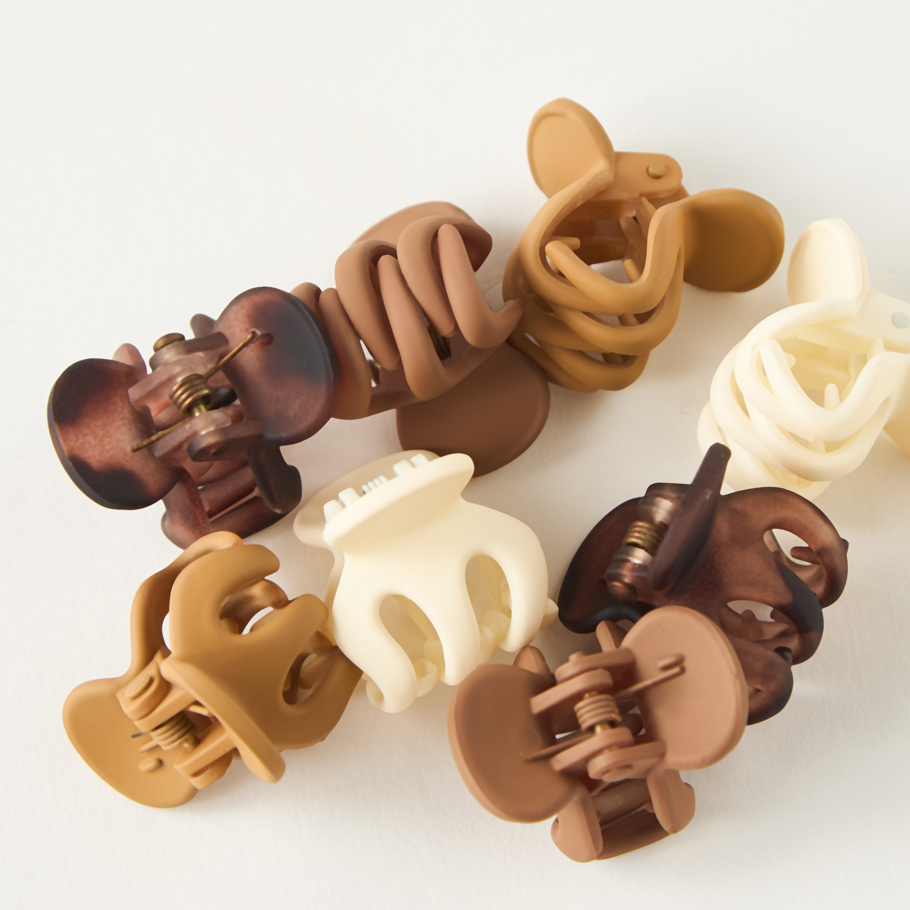Solid Hair Clamps - Set of 8-women-hairaccessories-clamps-image-3