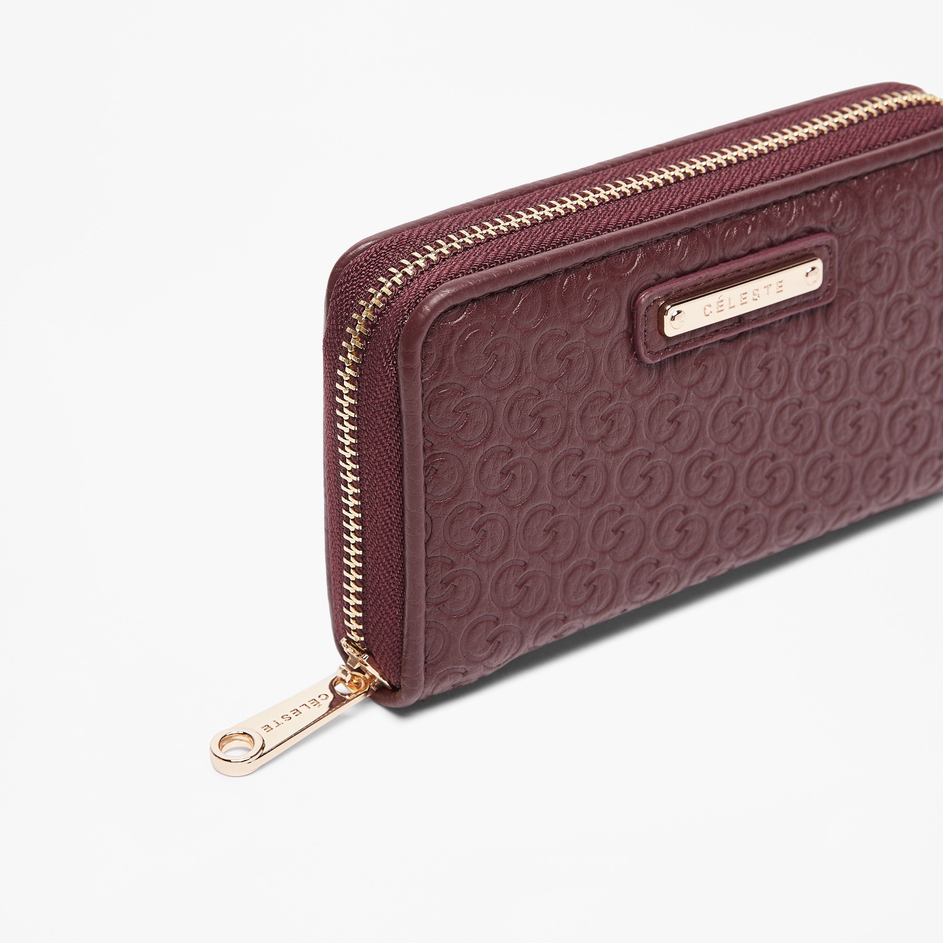 Celeste Monogram Embossed Zip Around Wallet-women-bagsandwallets-wallets-image-3