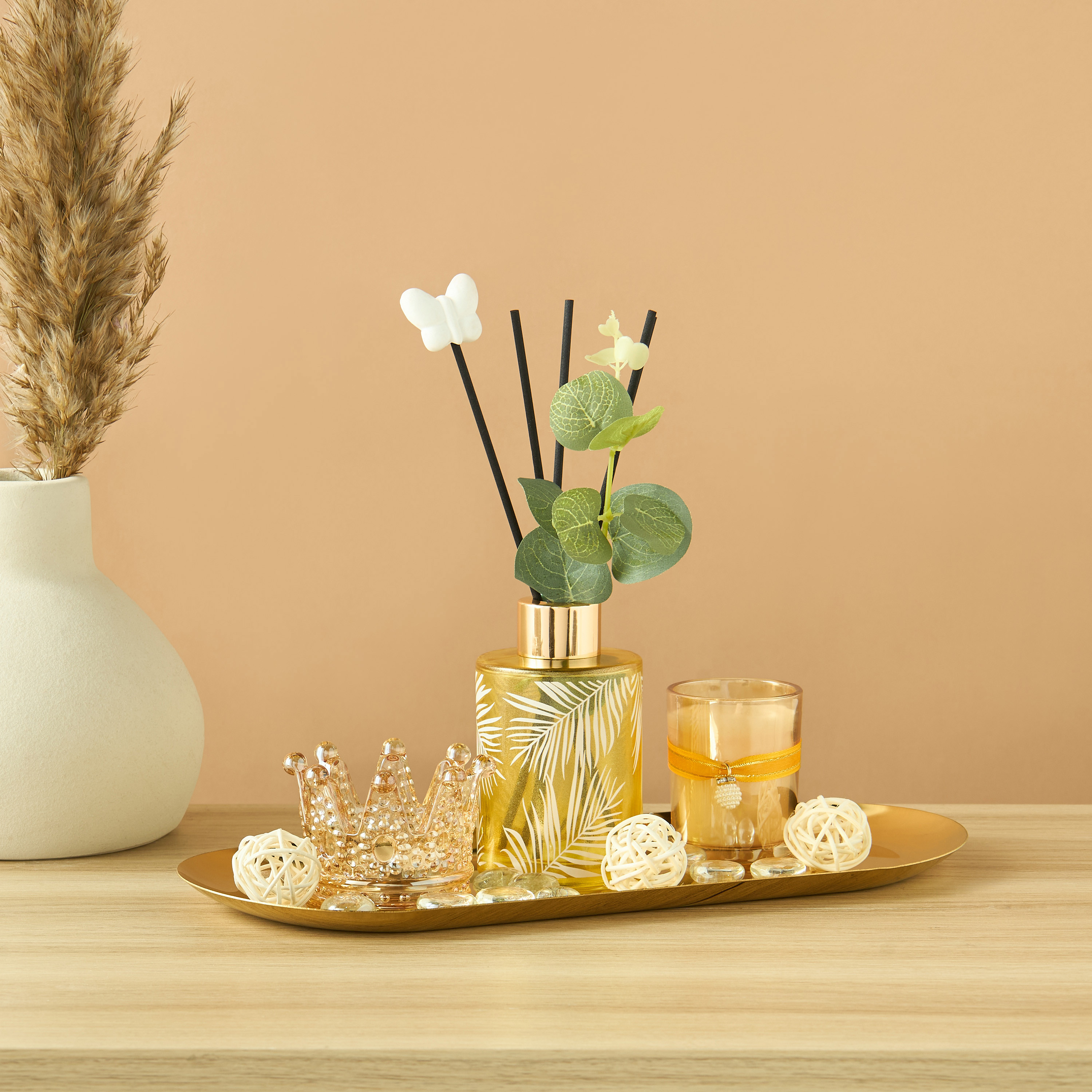 Gazal Vanilla Fragrance Tray Gift Set-household-homefragrance-fragrancegiftset-image-1