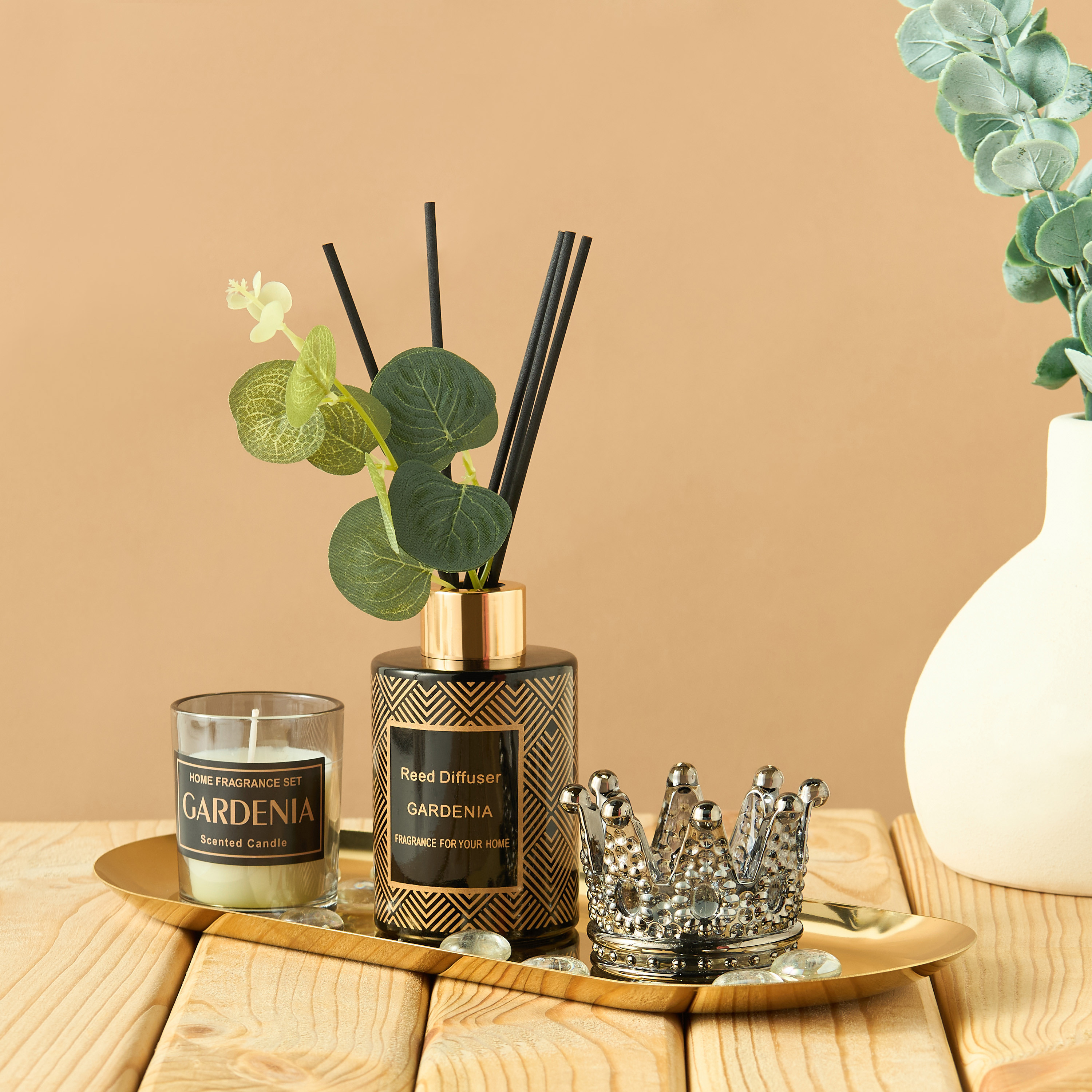 Gazal Vanilla Fragrance Tray Gift Set-household-homefragrance-fragrancegiftset-image-1