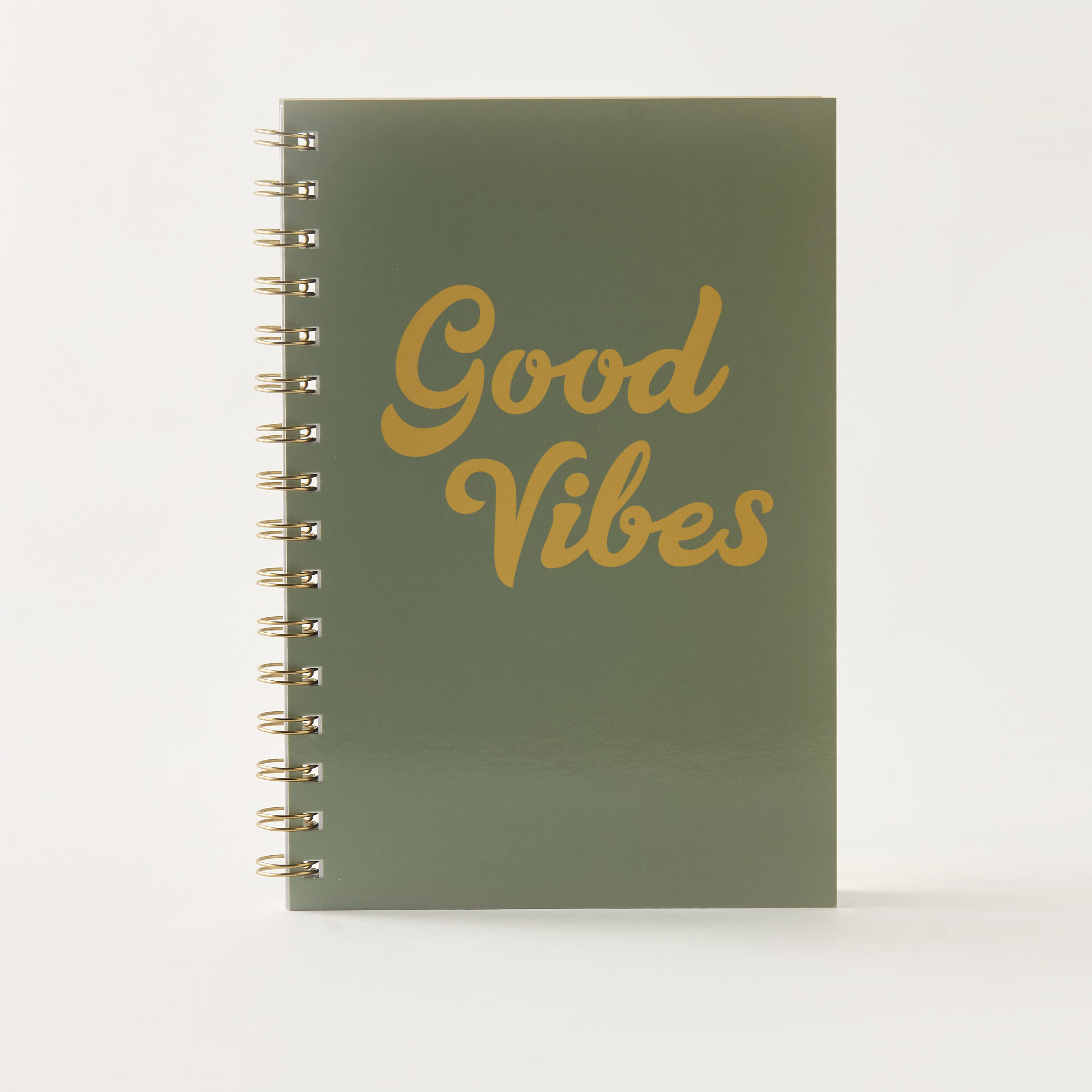 Slogan Print A5 Spiral Notebook-school-stationery-notebooks-image-1