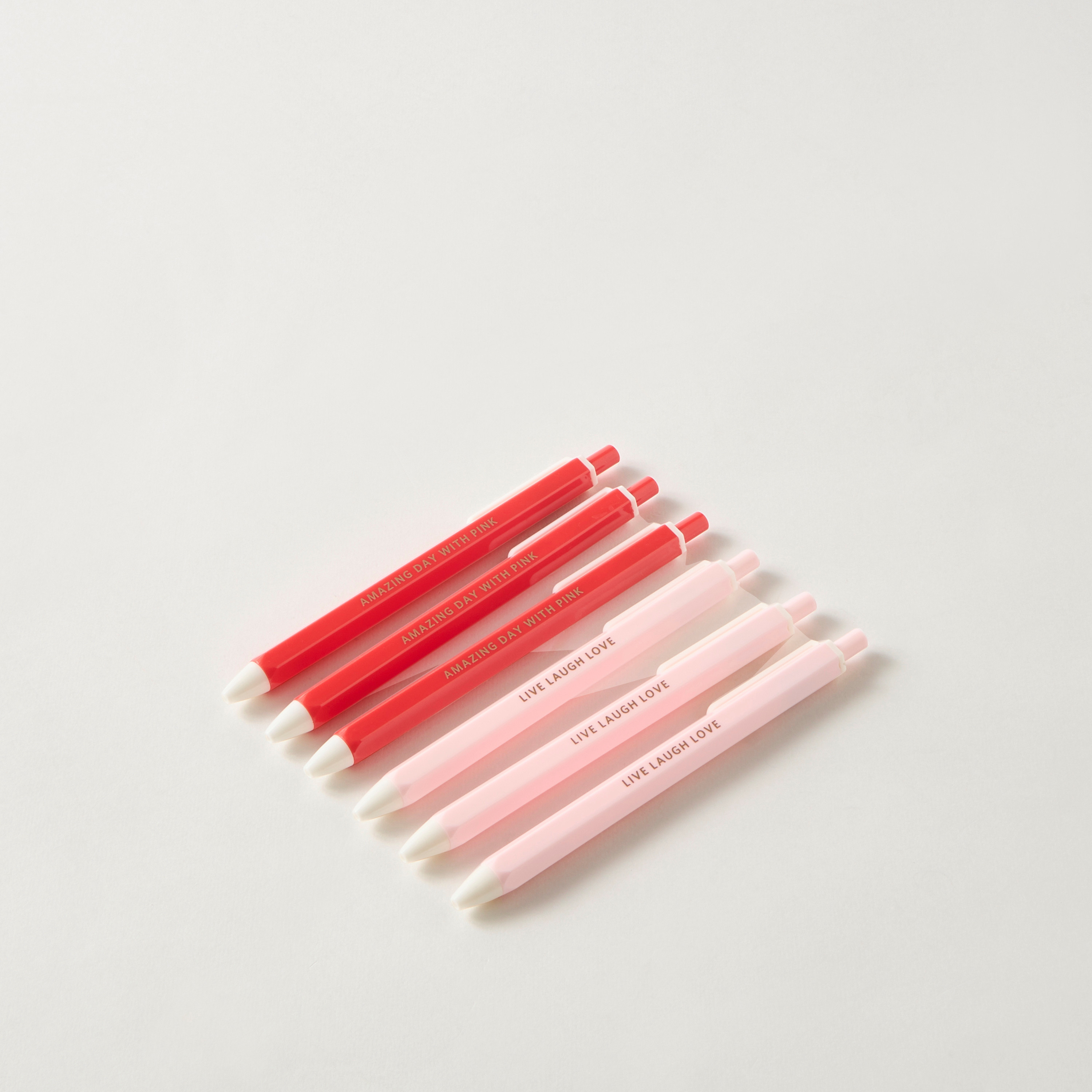 قلم حبر جاف بطبعات شعار- طقم من 6 قطع-school-stationery-pensandpencils-image-1