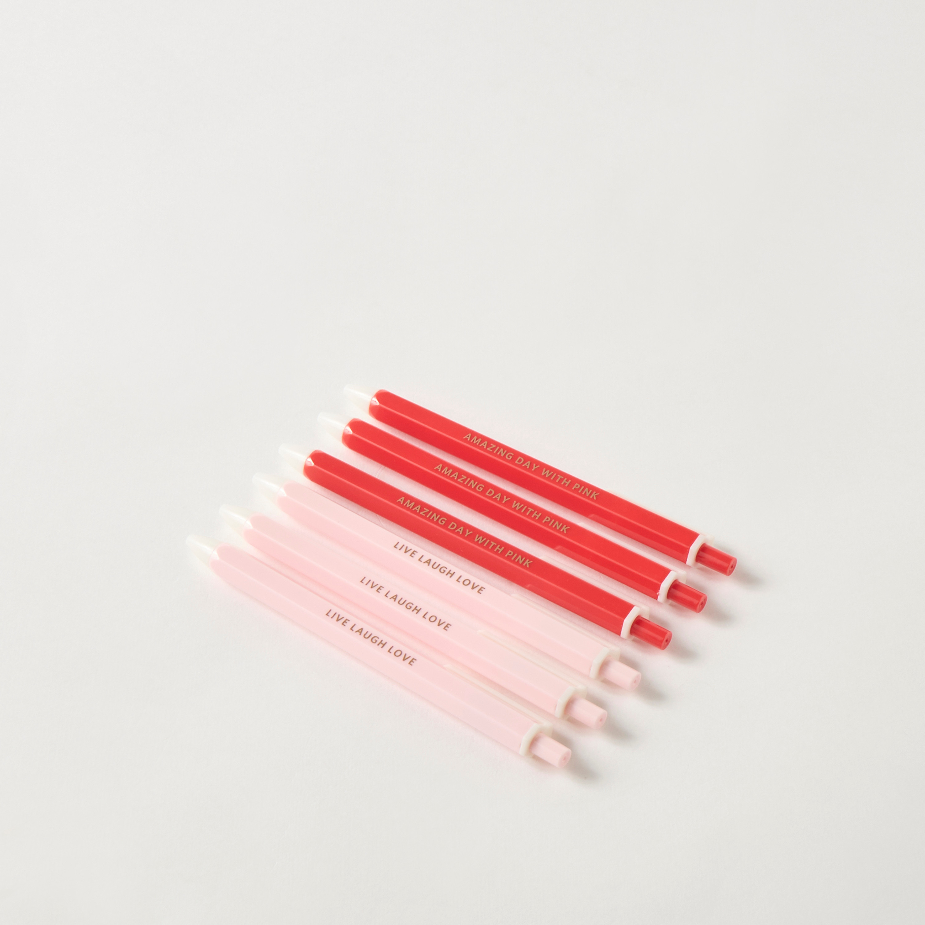 Slogan Print Ball Pen - Set of 6-school-stationery-pensandpencils-image-2