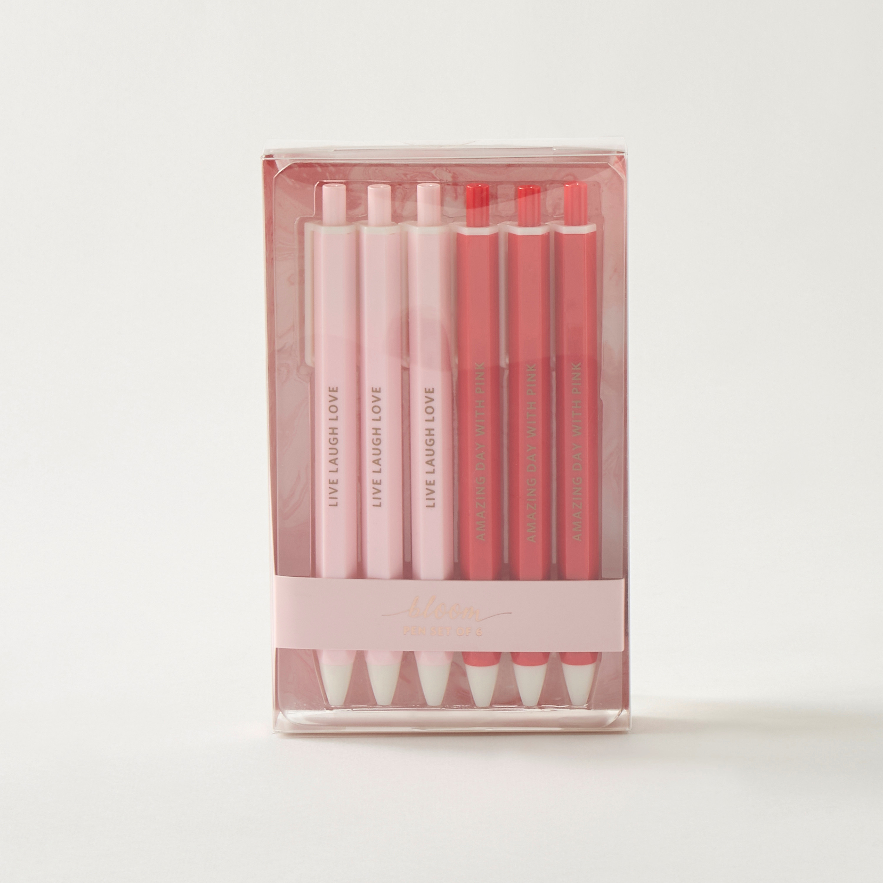 قلم حبر جاف بطبعات شعار- طقم من 6 قطع-school-stationery-pensandpencils-image-5