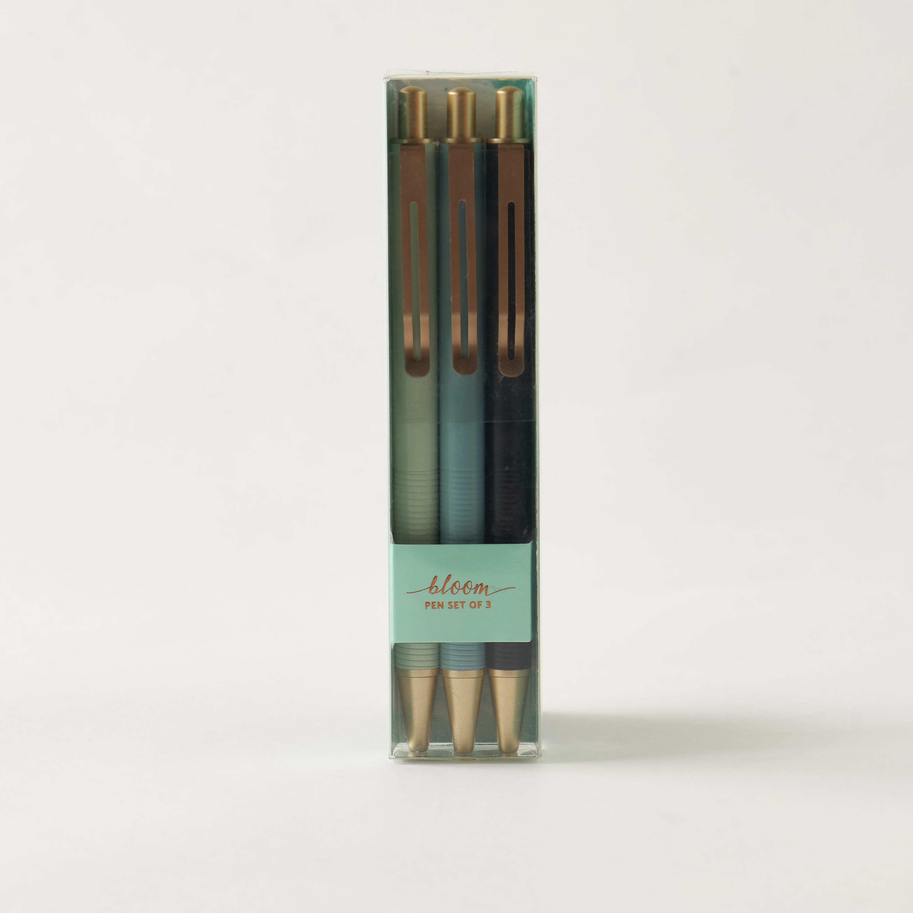 Ribbed Metal Ball Pen - Set of 3-school-stationery-pensandpencils-image-4