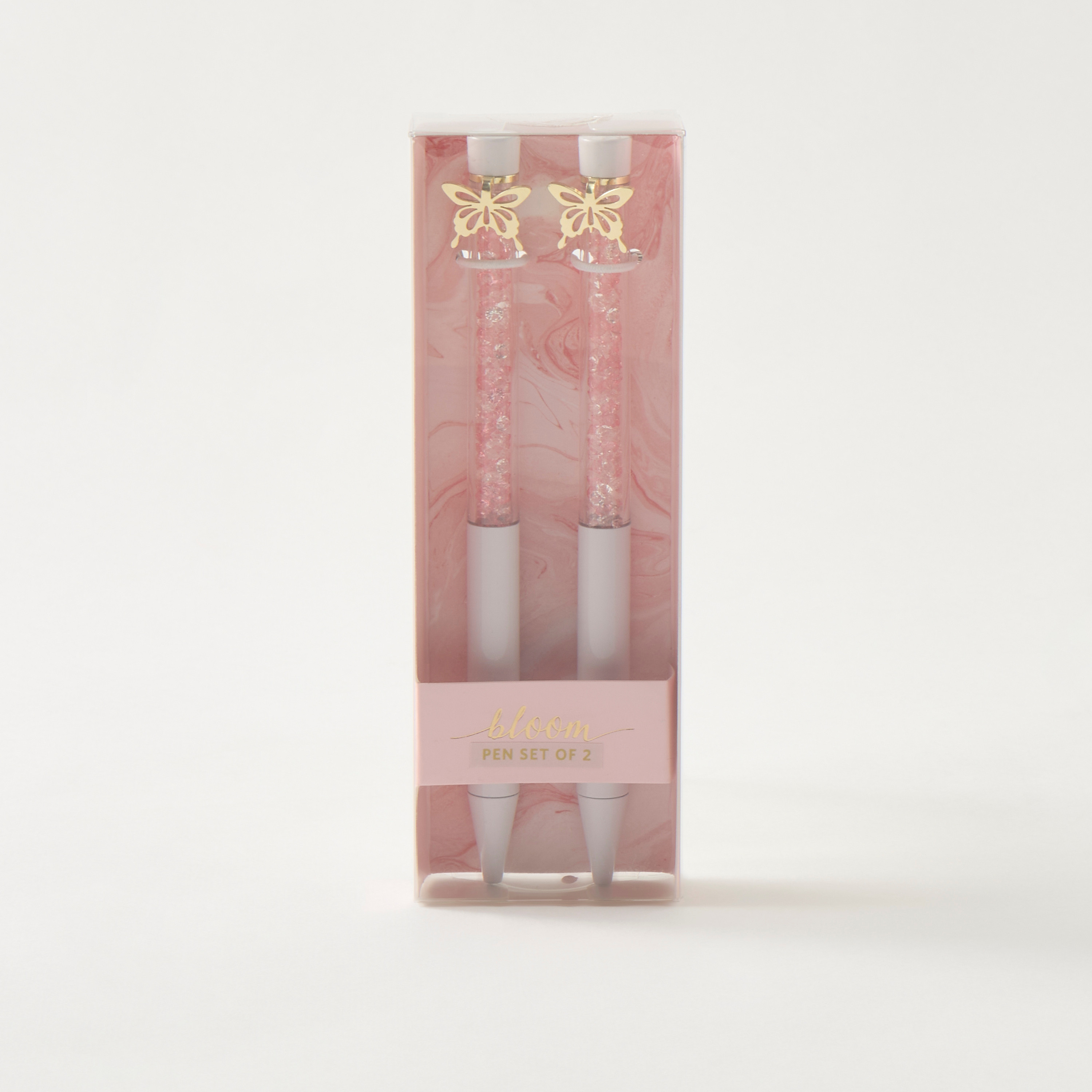 Bloom Glitter Pen with Butterfly Embellishments - Set of 2-school-stationery-pensandpencils-image-5