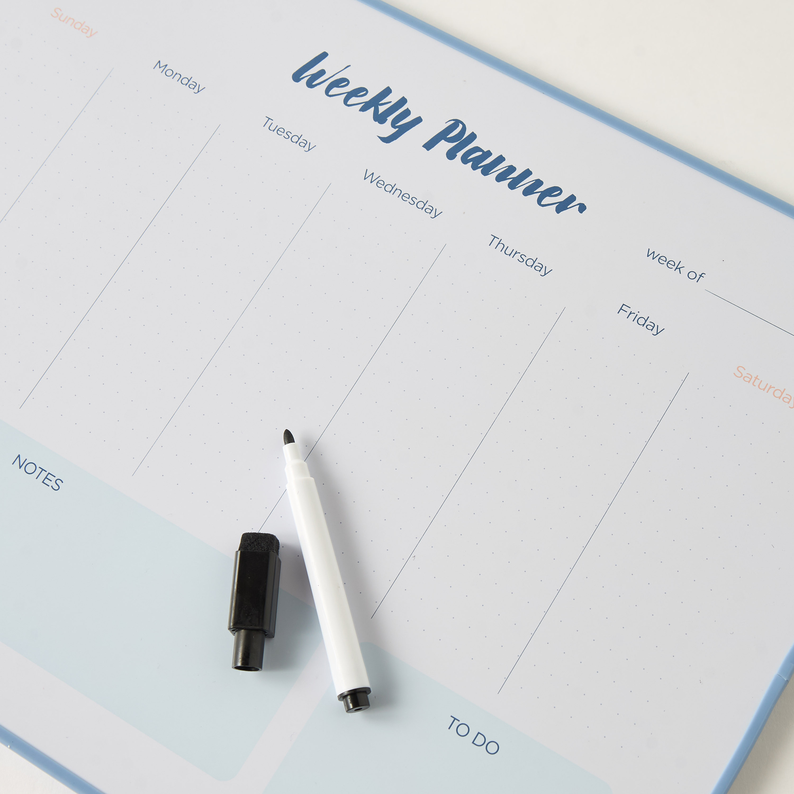 Printed Weekly Planner Board and Pen Set-school-stationery-sets-image-4