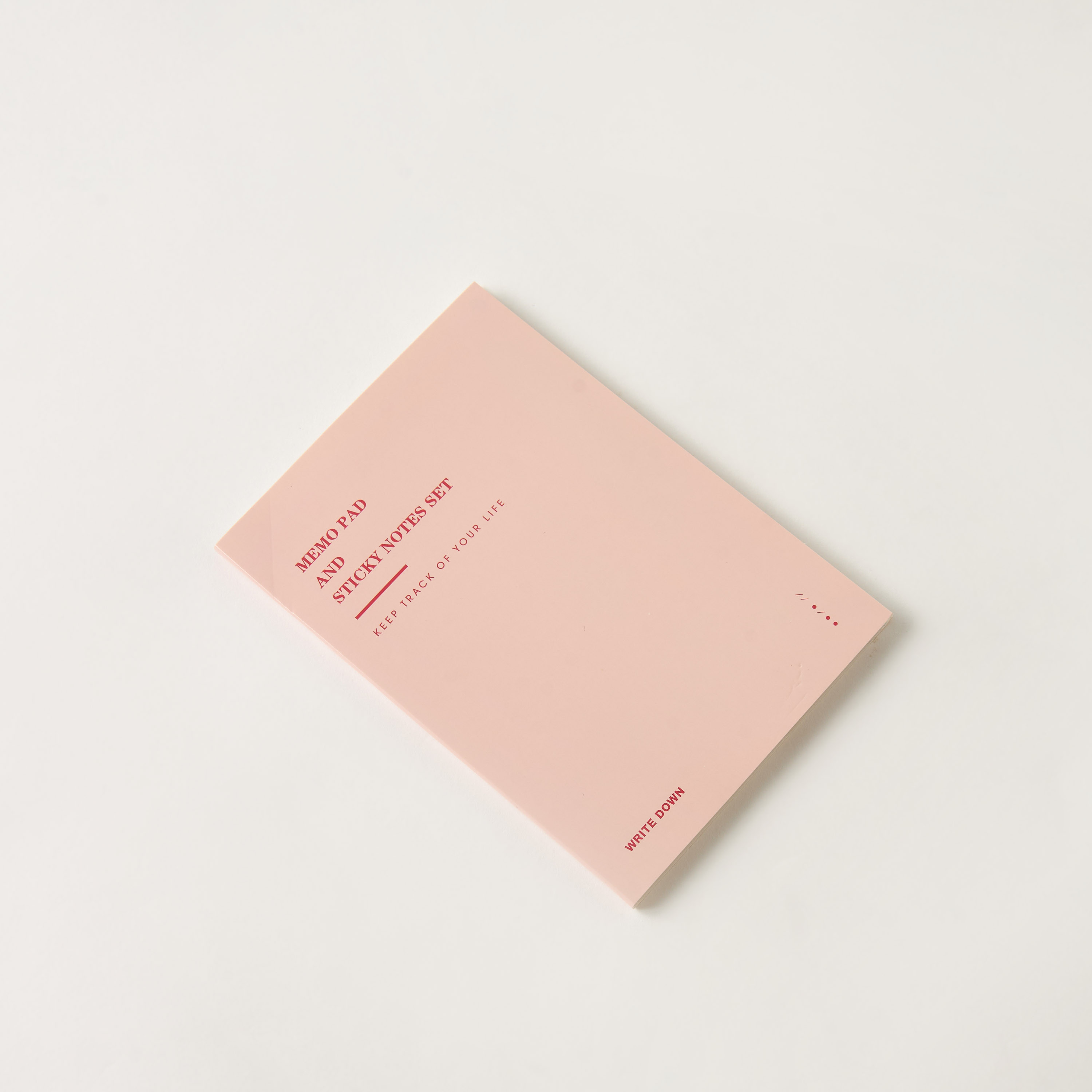 Slogan Print 8-Piece Memo Pad and Sticky Notes Set-school-stationery-sets-image-2