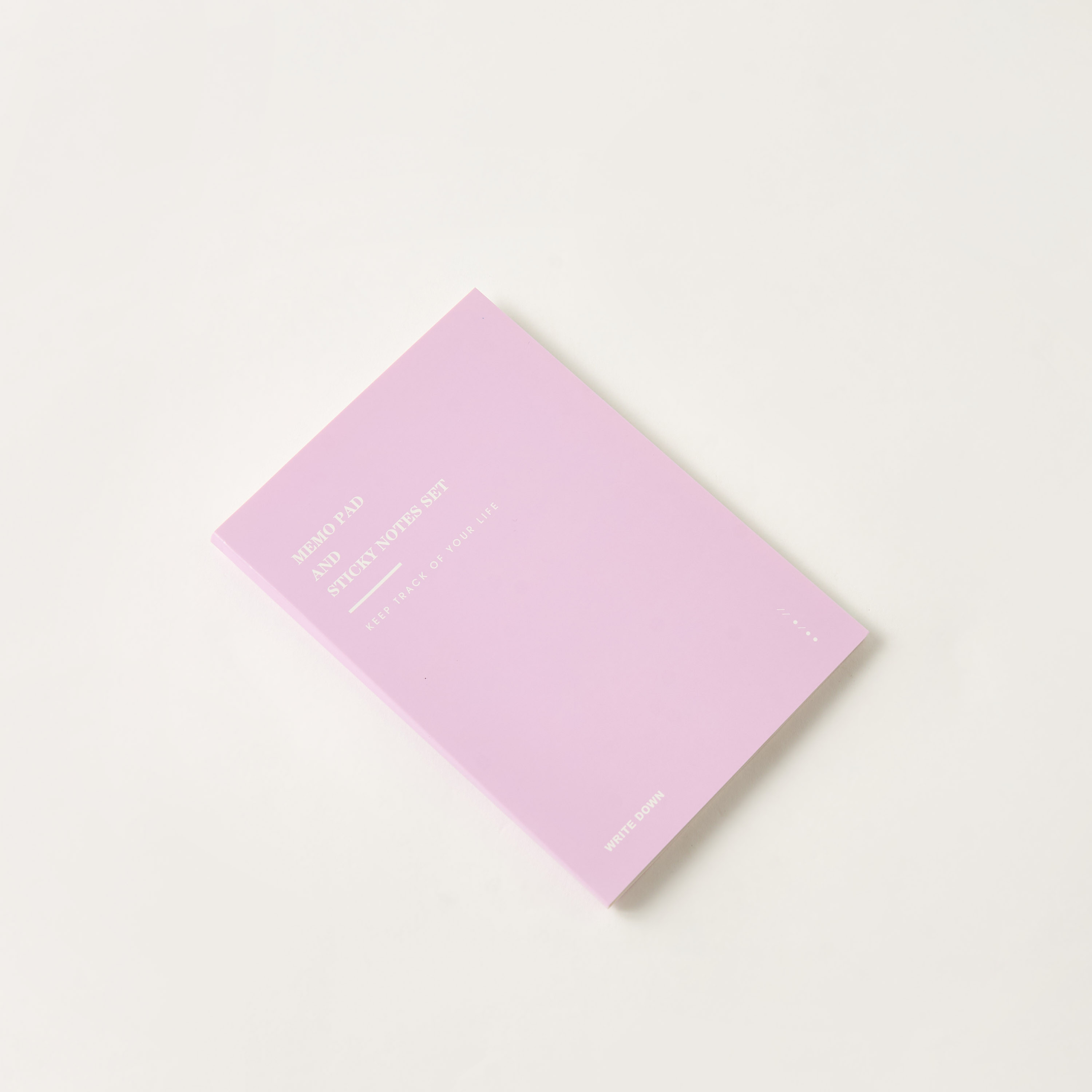 Slogan Print 8-Piece Memo Pad and Sticky Notes Set-school-stationery-sets-image-2