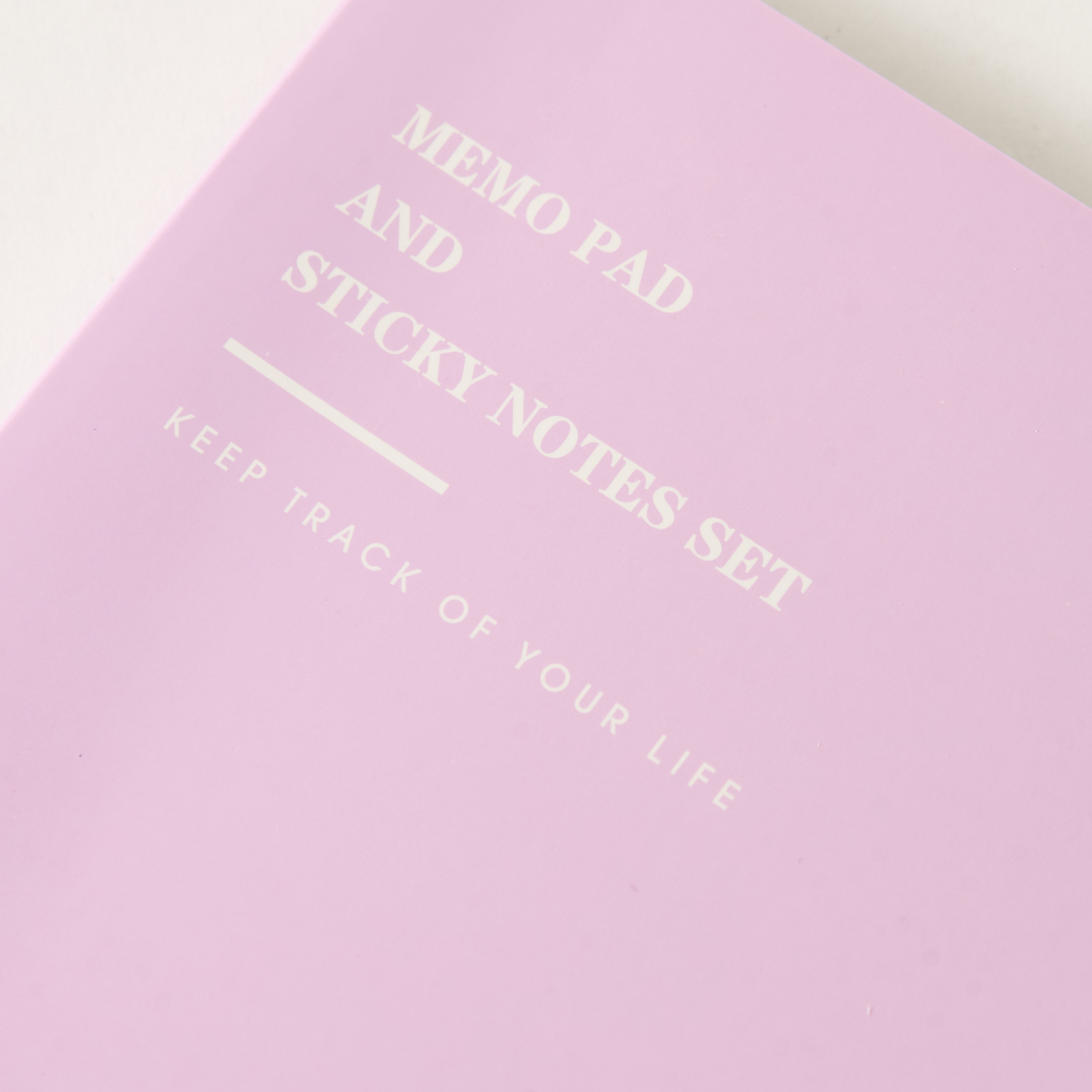 Slogan Print 8-Piece Memo Pad and Sticky Notes Set-school-stationery-sets-image-3