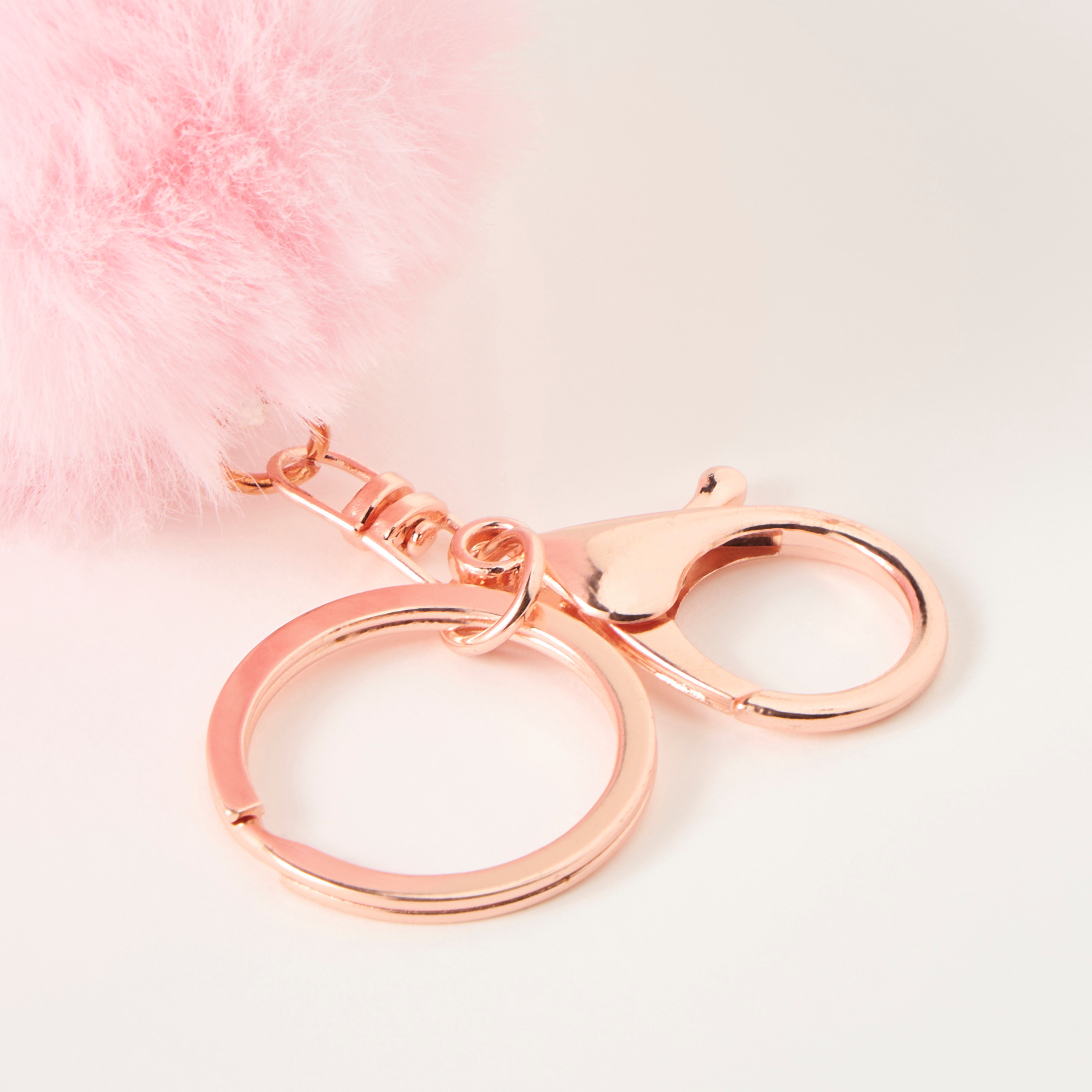 Pom-Pom Charm Keychain with Hook-girls-accessories-keyringsandbagcharms-image-3