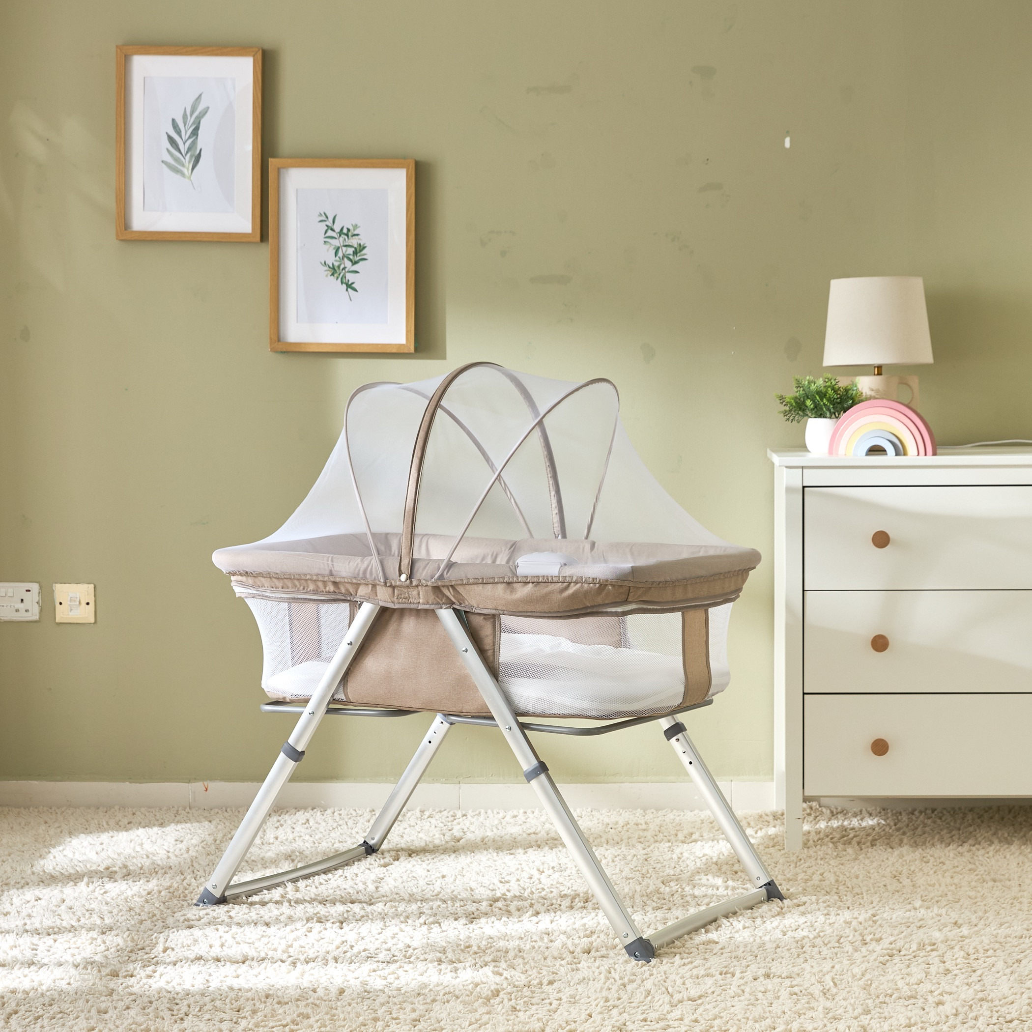 Juniors Drew Foldable Rocking Bassinet with Music and Vibration-baby-nursery-furniture-cribsandbeds-bassinets-image-16